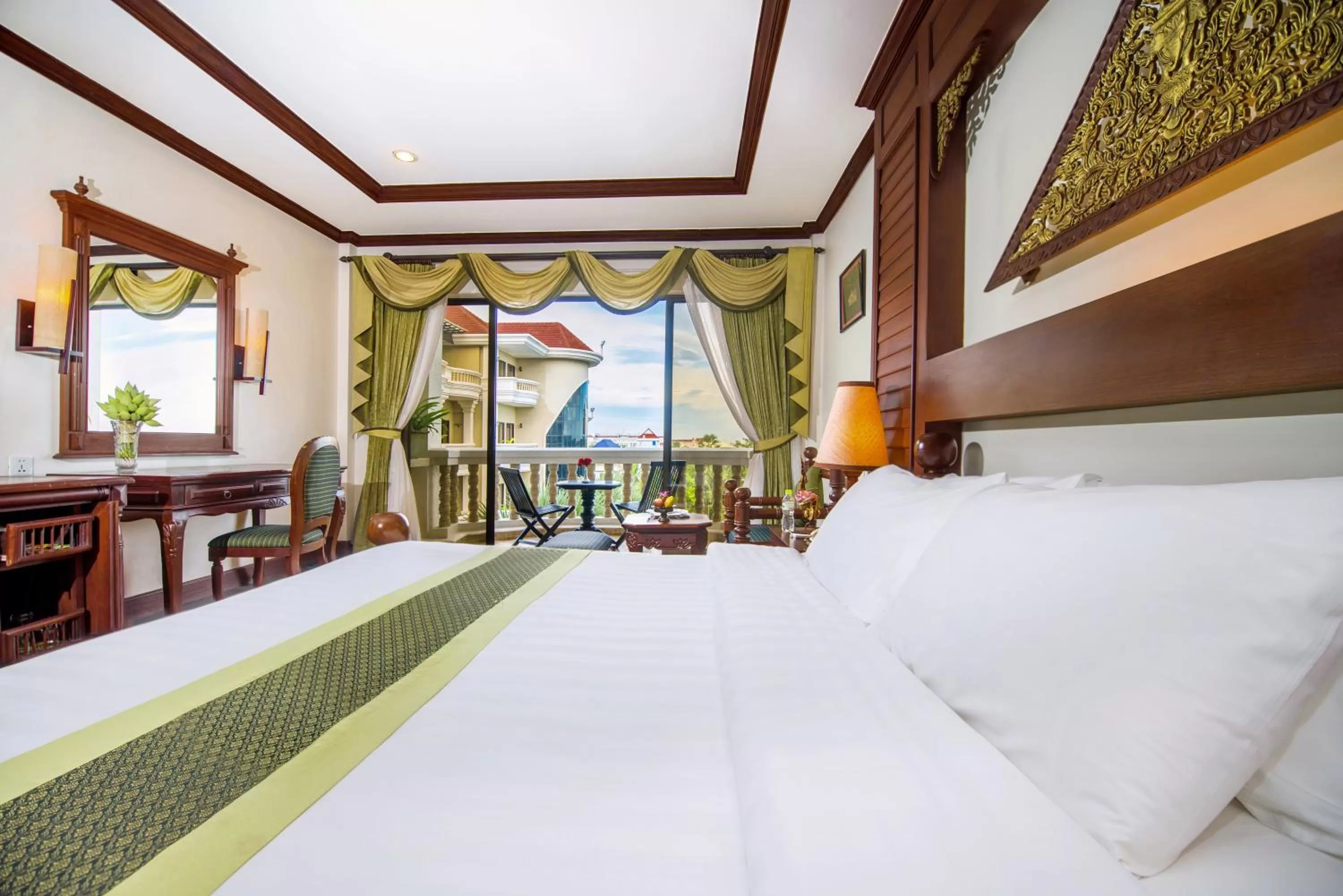 Photo of the whole room, Bed in THE PRIVILEGE FLOOR by Borei Angkor