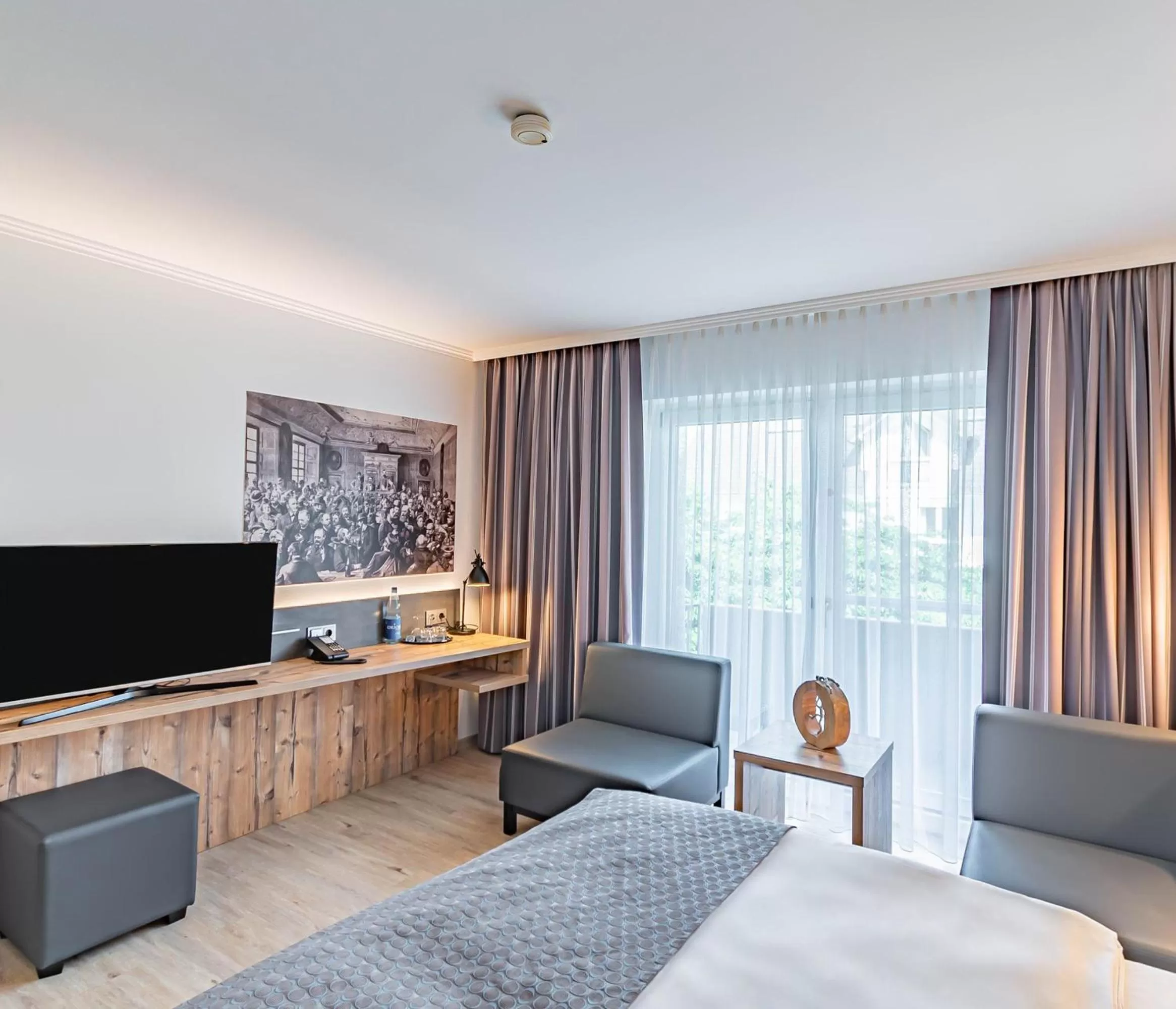 Photo of the whole room, Bed in Parkhotel Sonnenberg