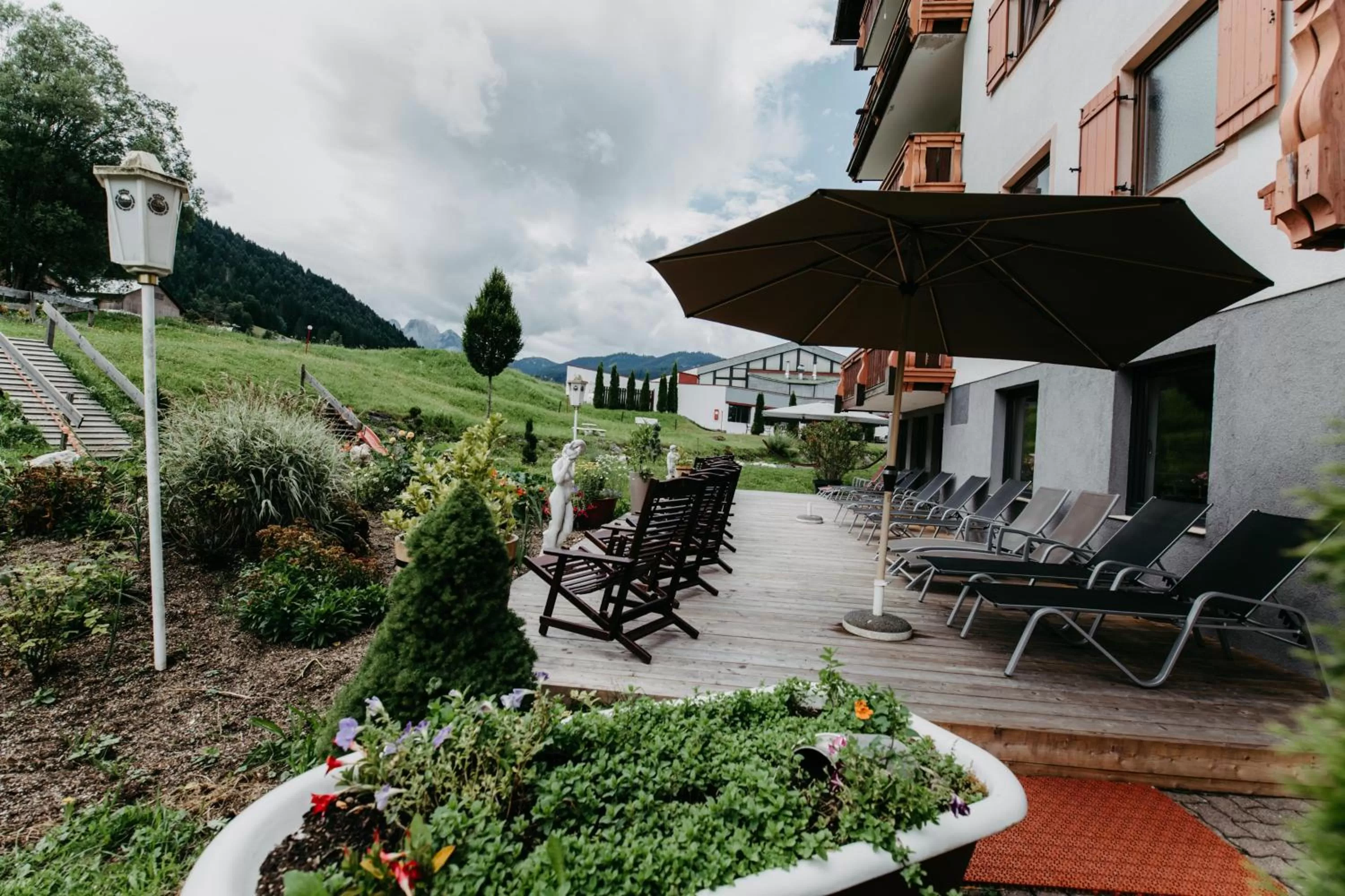 Balcony/Terrace in Vitalhotel Gosau