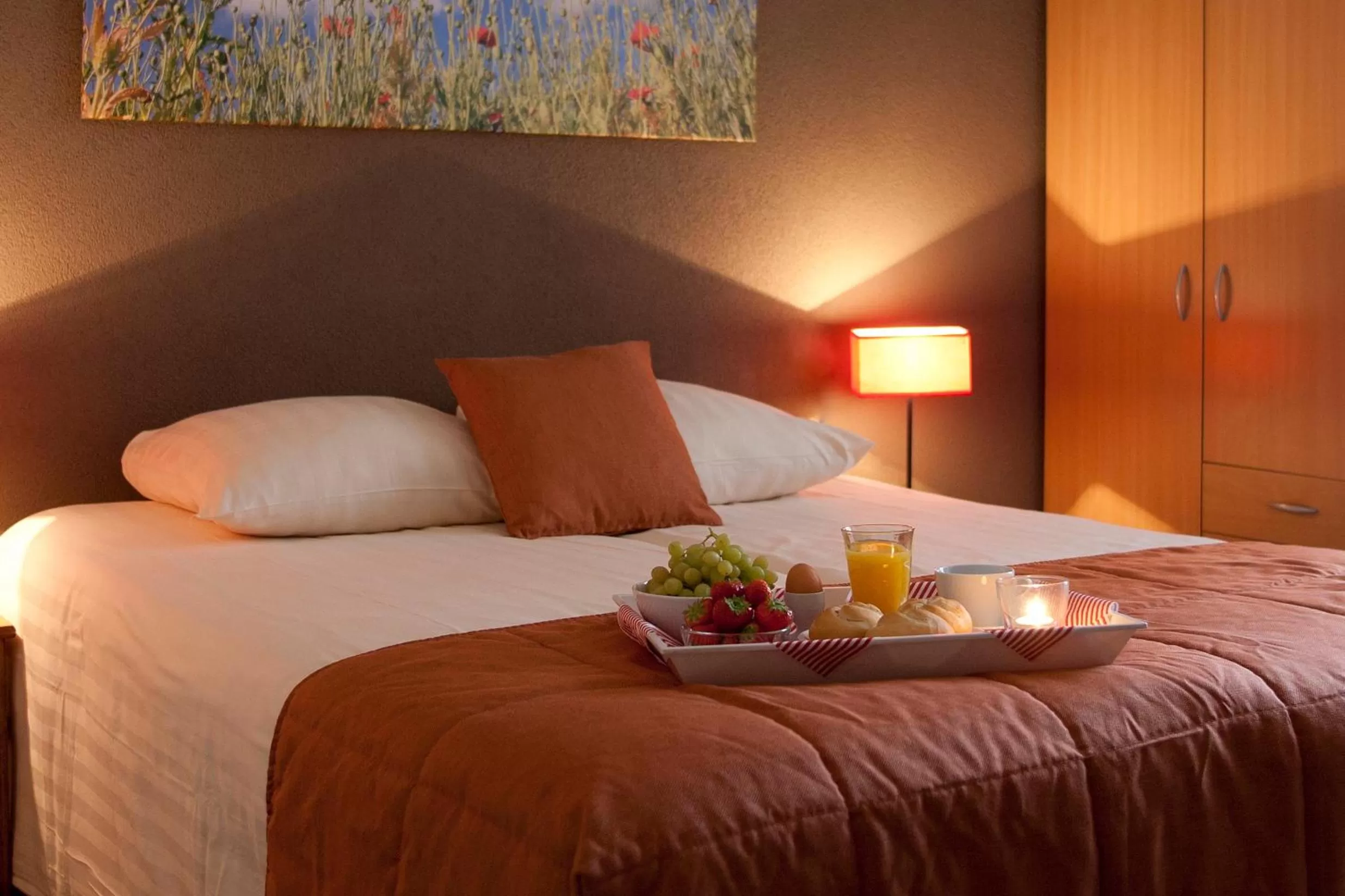 Bed in Appartementen Valkenburg