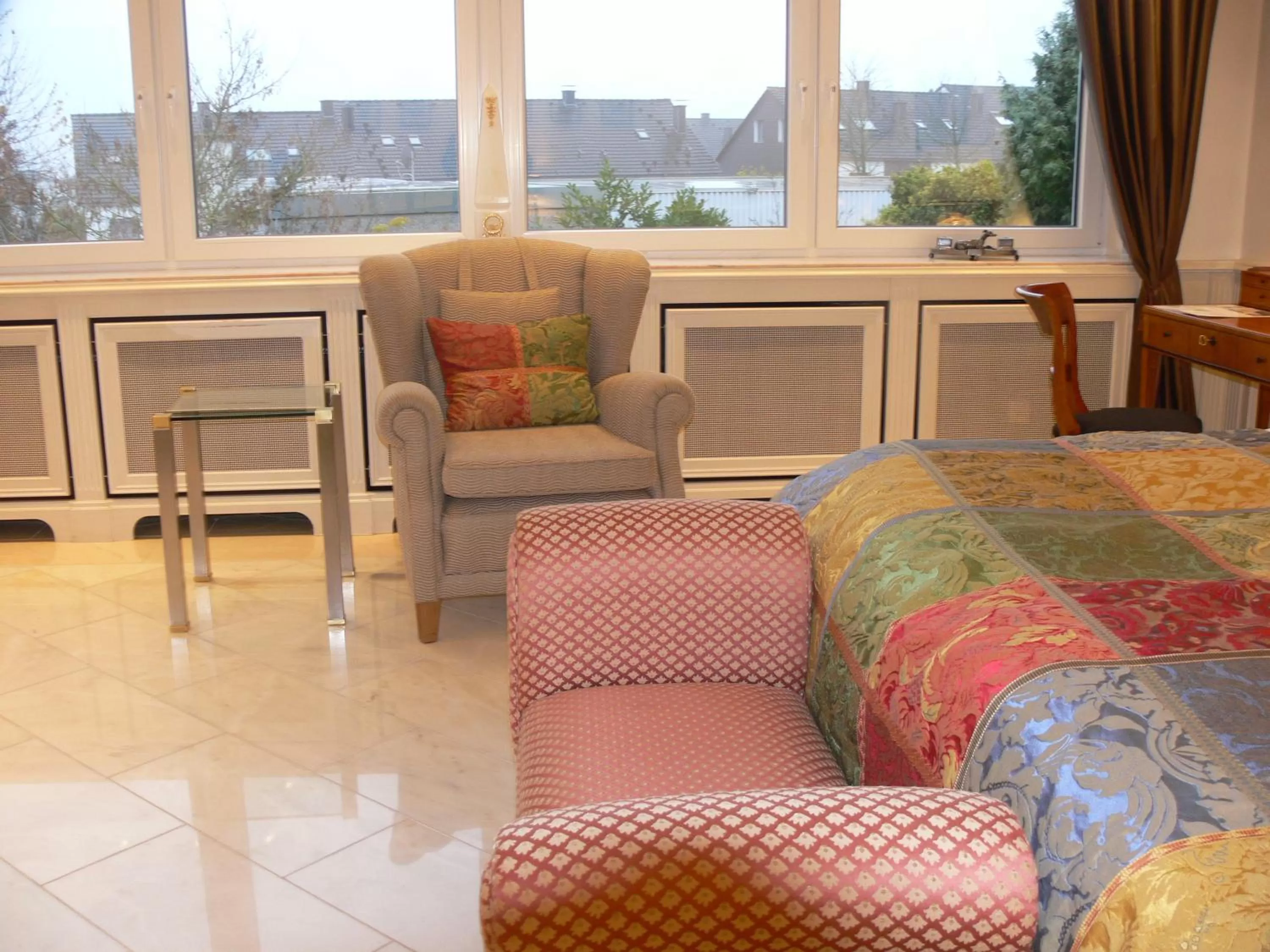 Decorative detail, Bed in Die Villa Mettmann