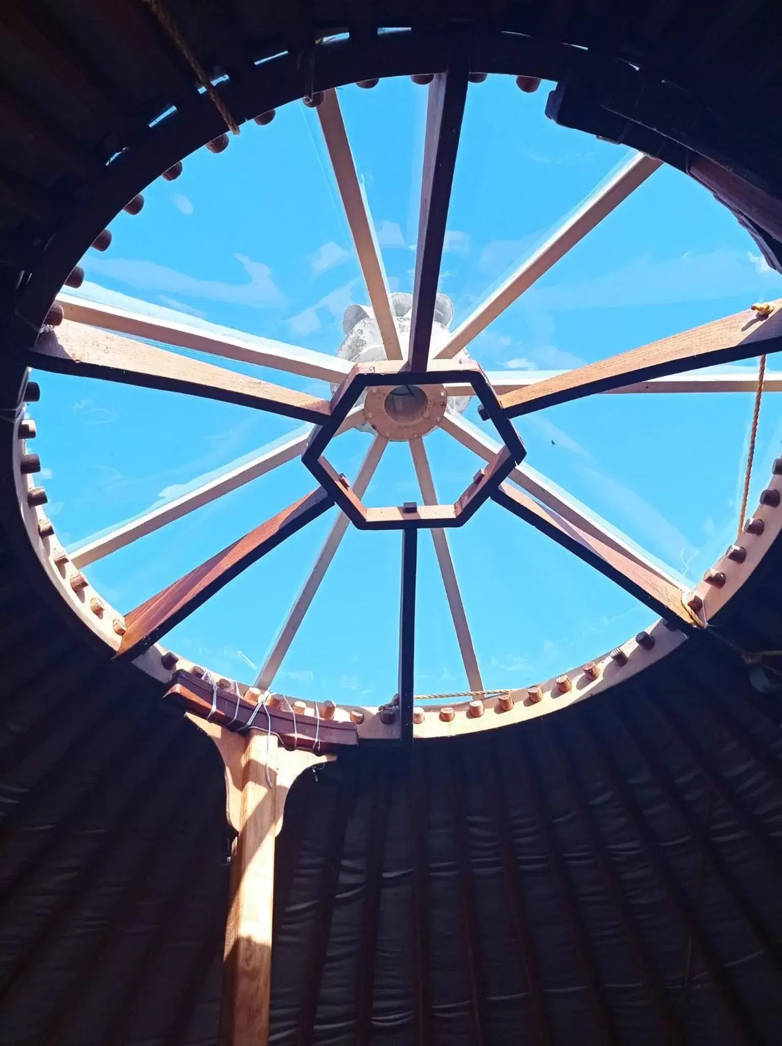 Double Room in Les Yourtes d'Hôtes Double Room in Les Yourtes d'Hôtes