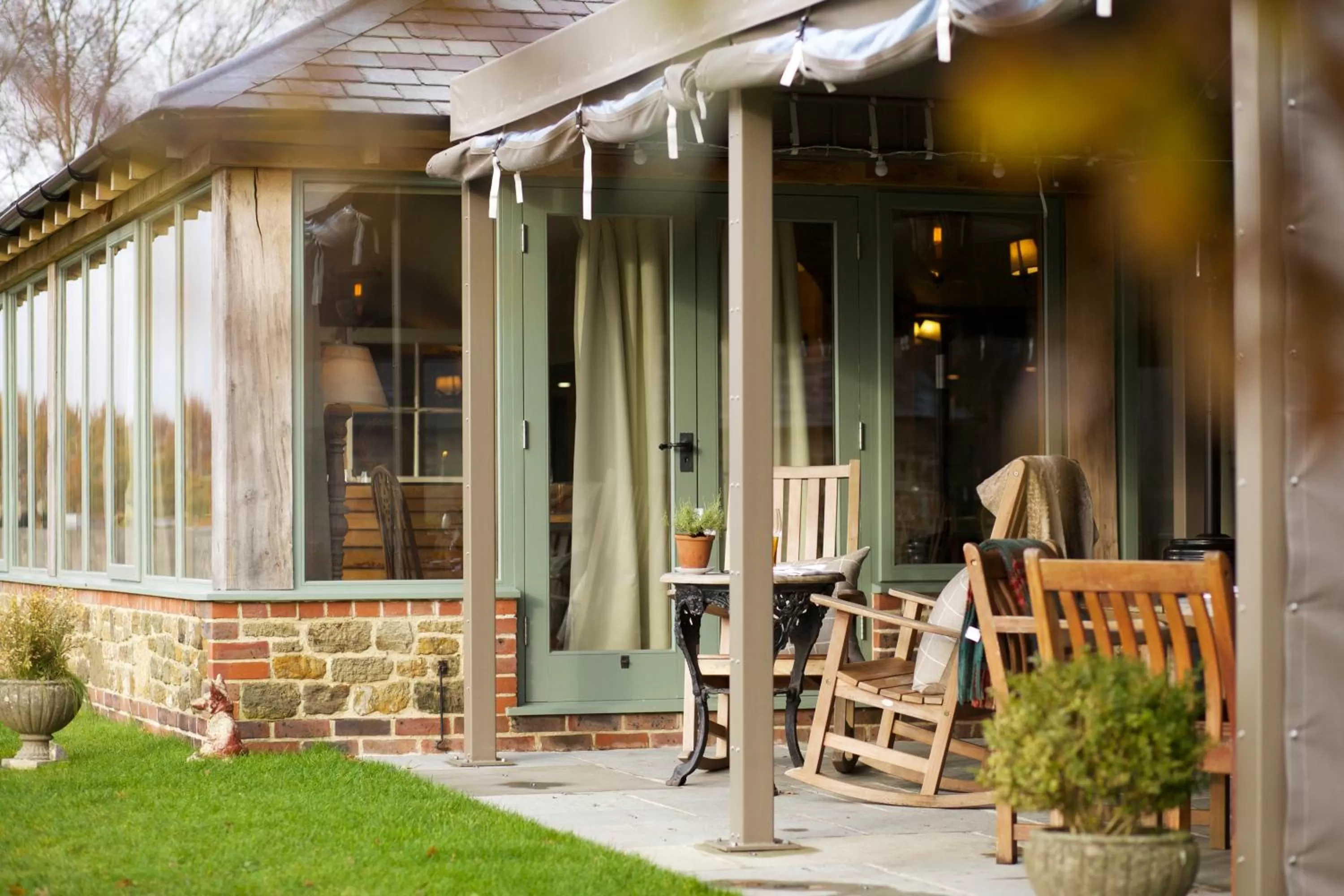 Patio in The Welldiggers Arms