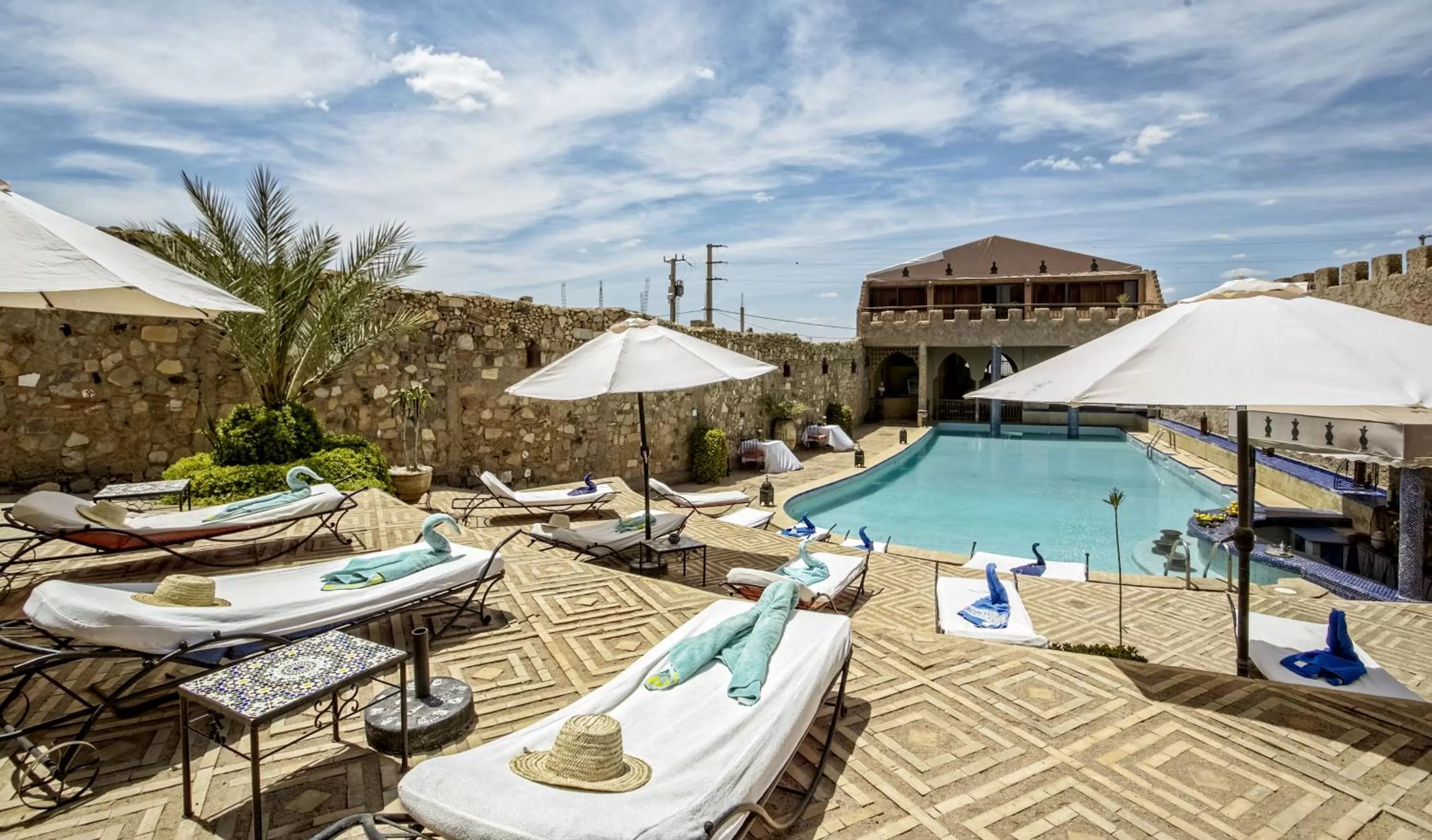 Swimming pool in Hotel Kasbah Le Mirage & Spa