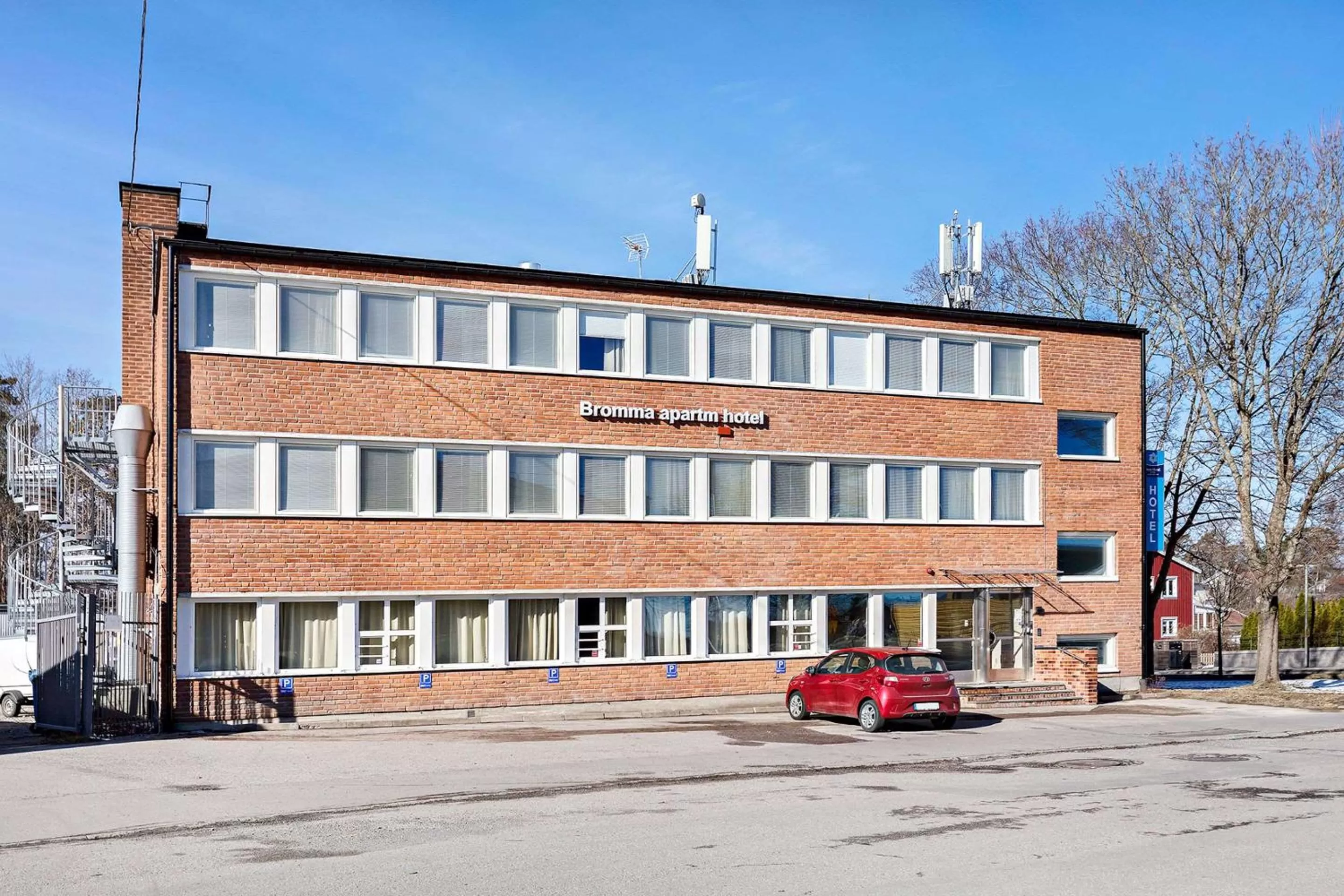 Property building in Sure Hotel Studio by Best Western Bromma