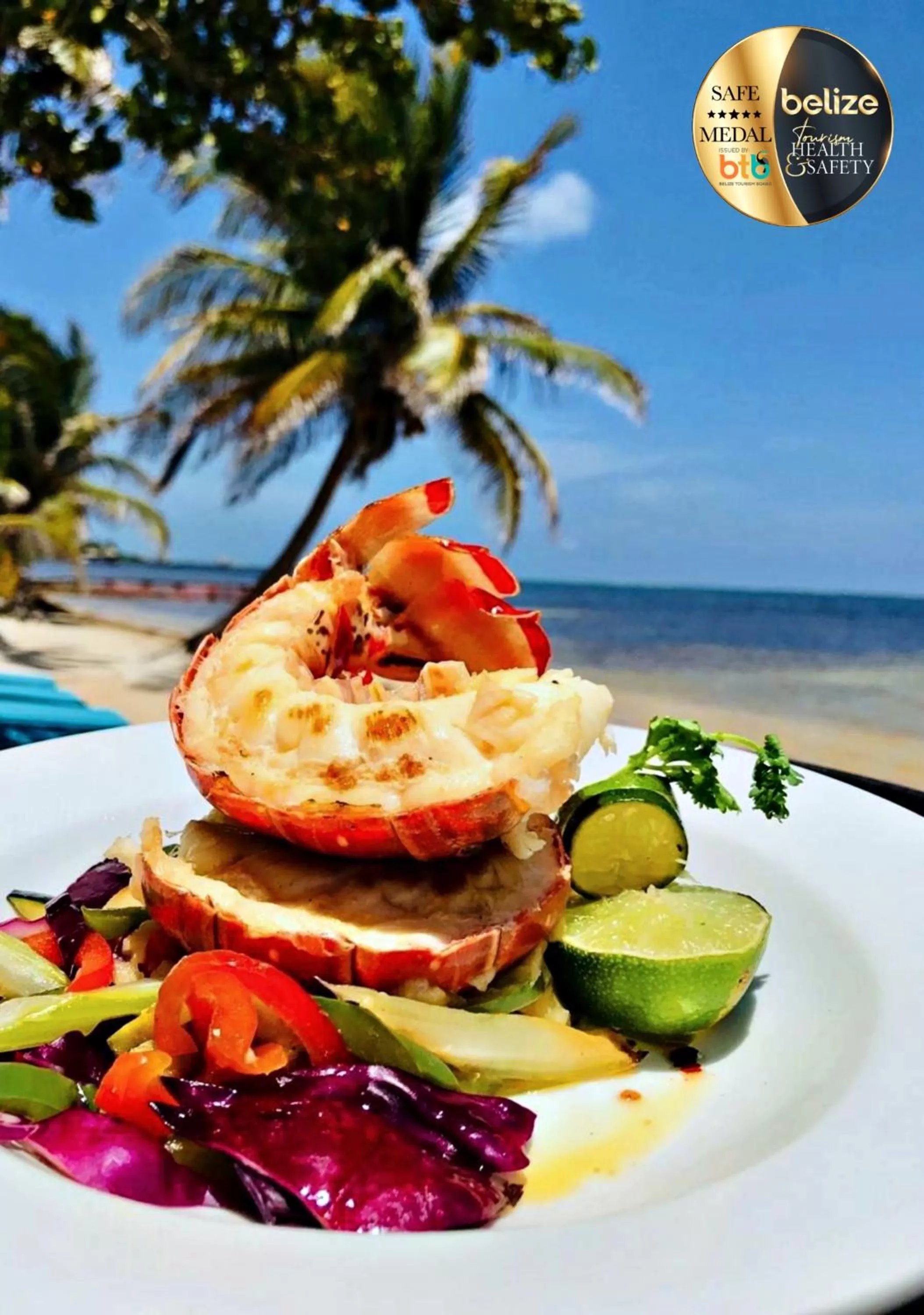 Food close-up in Portofino Beach Resort-An Authentic Island Escape!