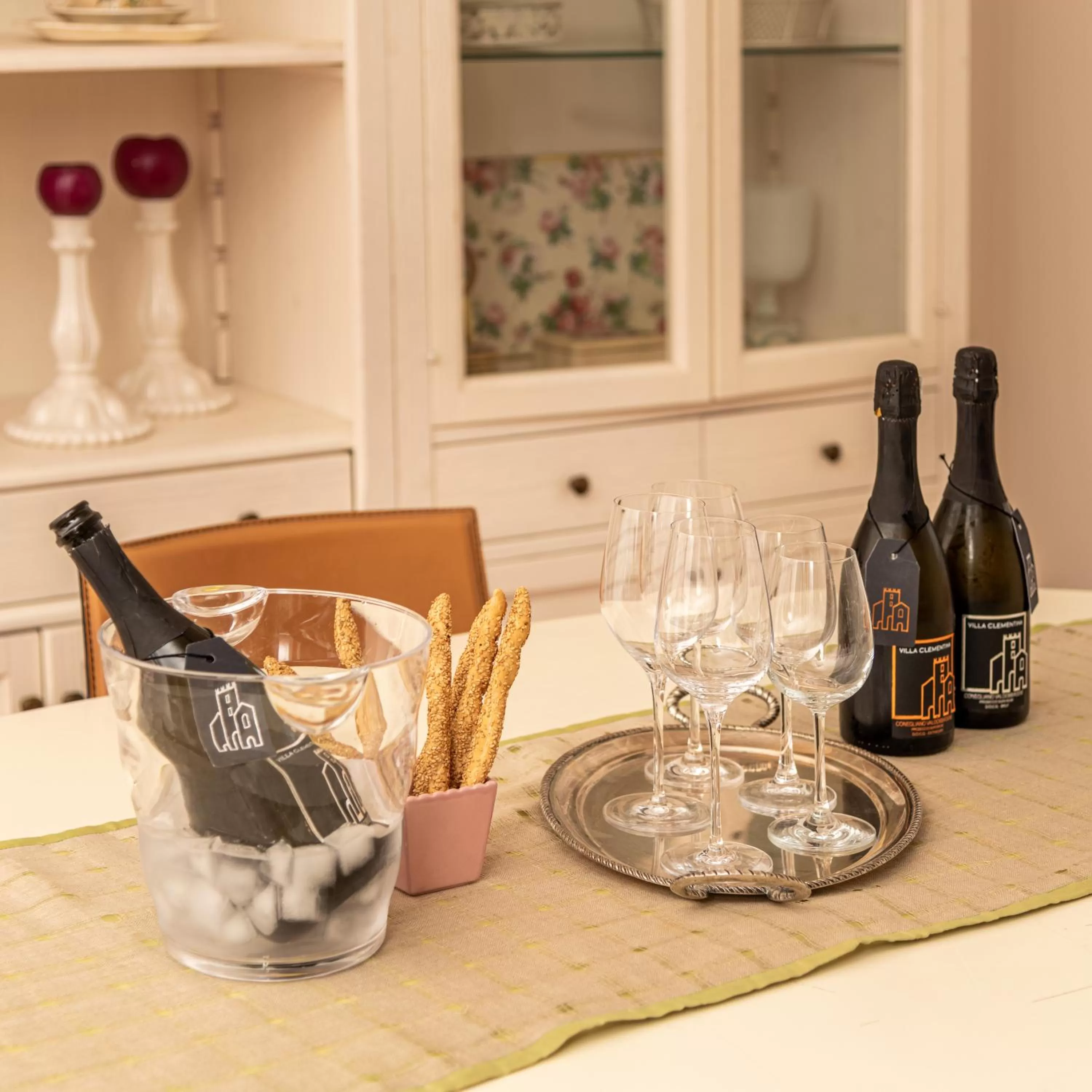 Alcoholic drinks in Villa Clementina - Prosecco Country Hotel