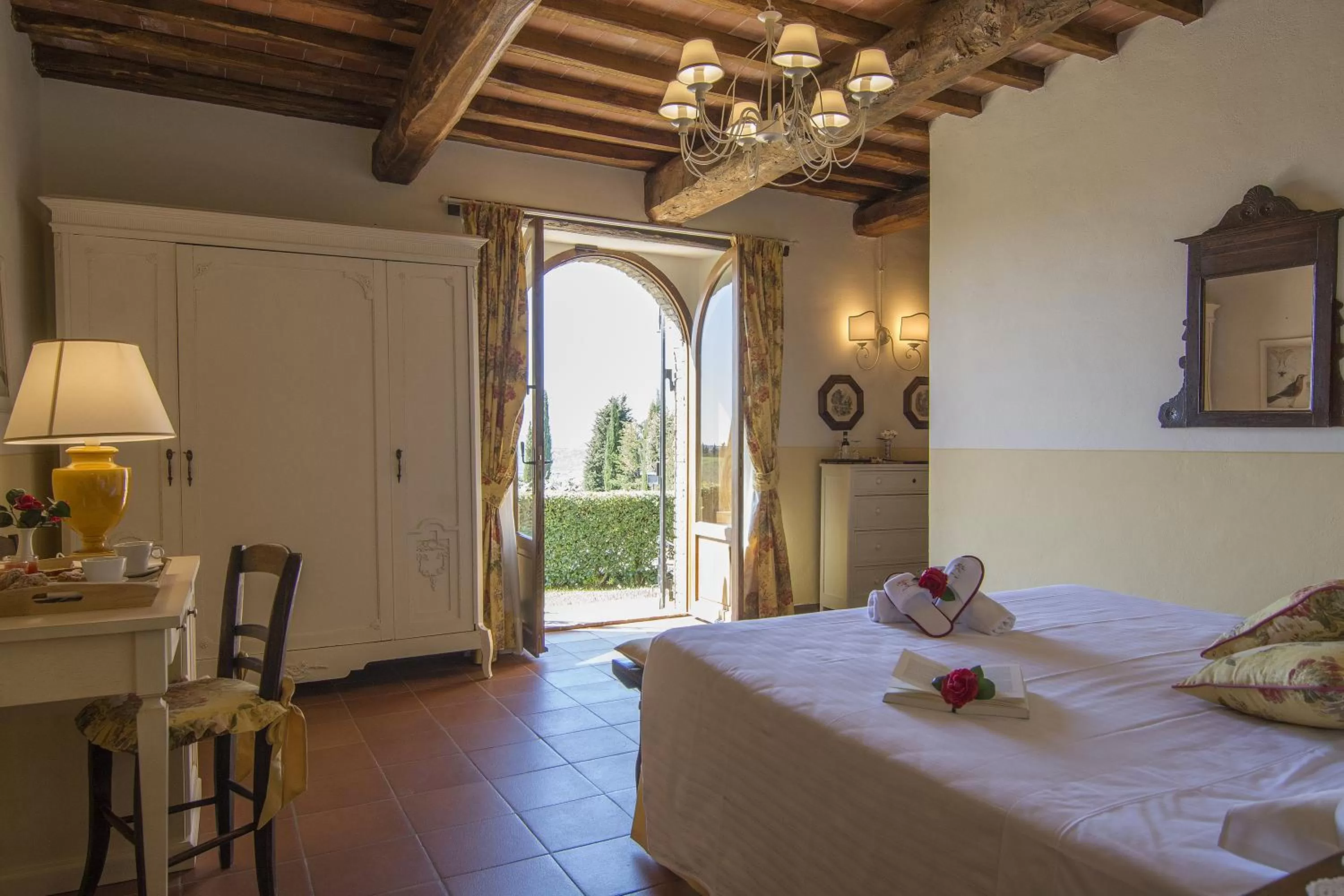 Bedroom, Bed in Hotel Belvedere Di San Leonino