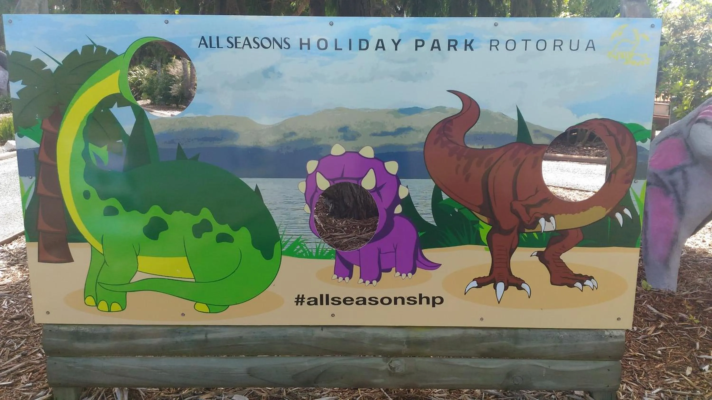 Decorative detail in All Seasons Holiday Park