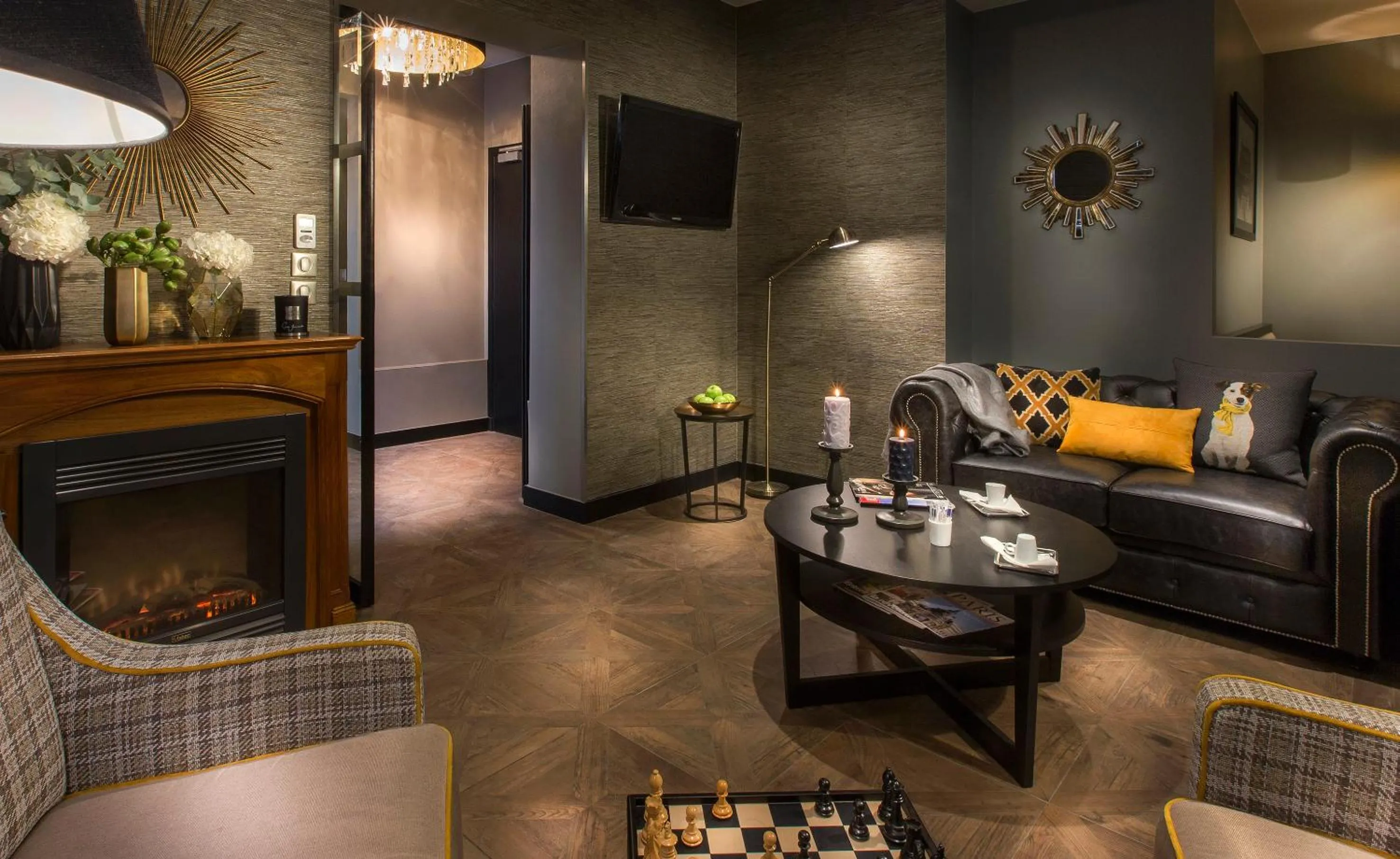 Lobby or reception in Hôtel International Paris