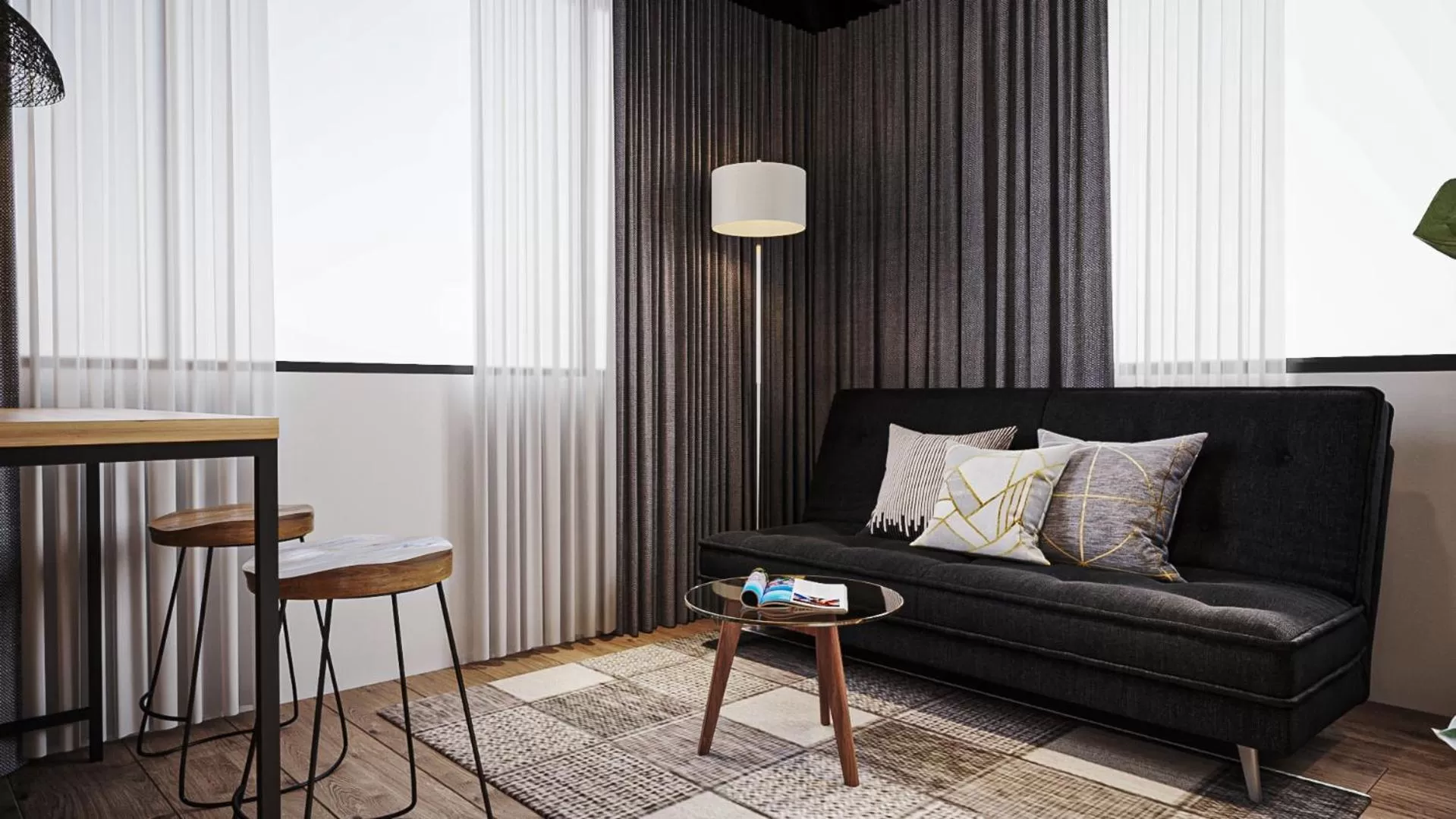 Living room in Hotel Lexum Estadio