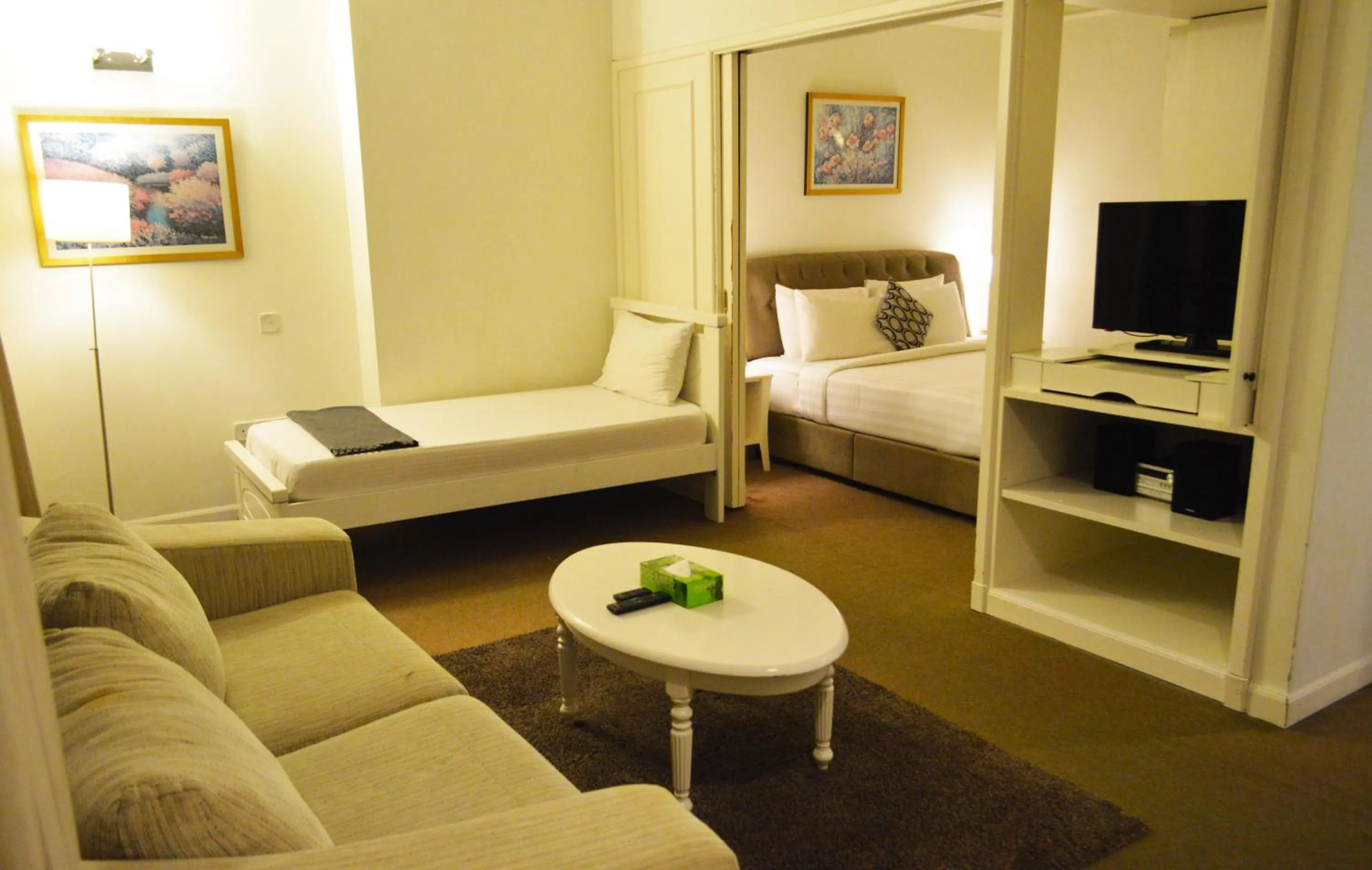 Night, Bed in Serviced Apartments @ Times Square Kuala Lumpur