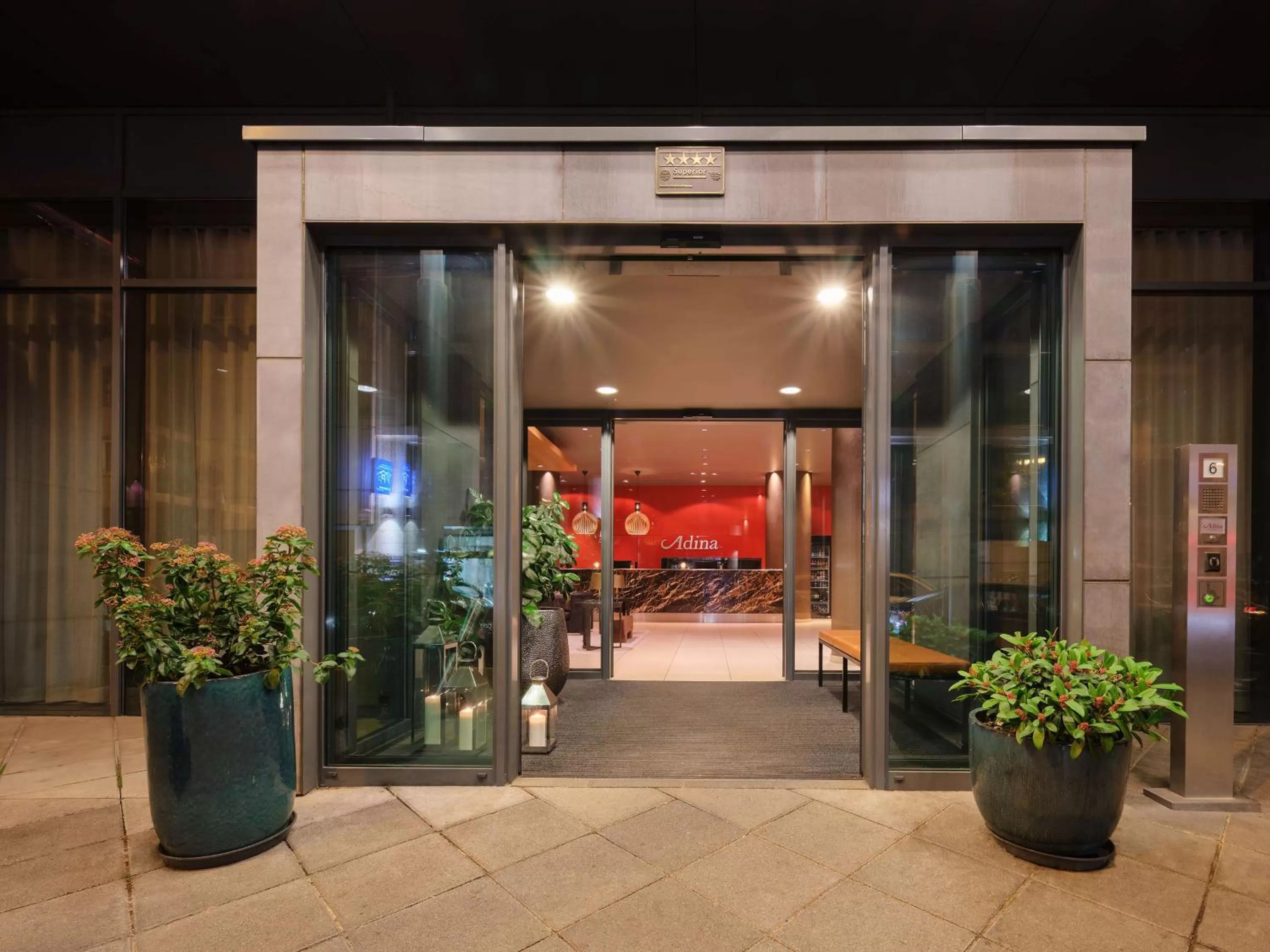 Property building in Adina Apartment Hotel Frankfurt Neue Oper