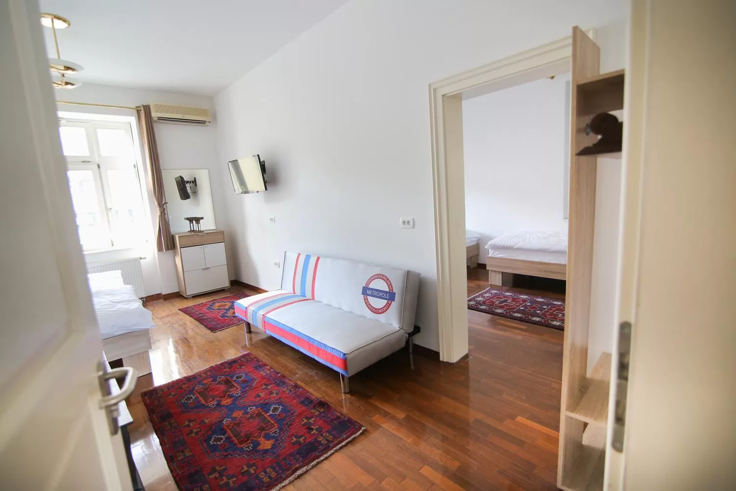 Seating area, Bed in Hotel Vila Katrca