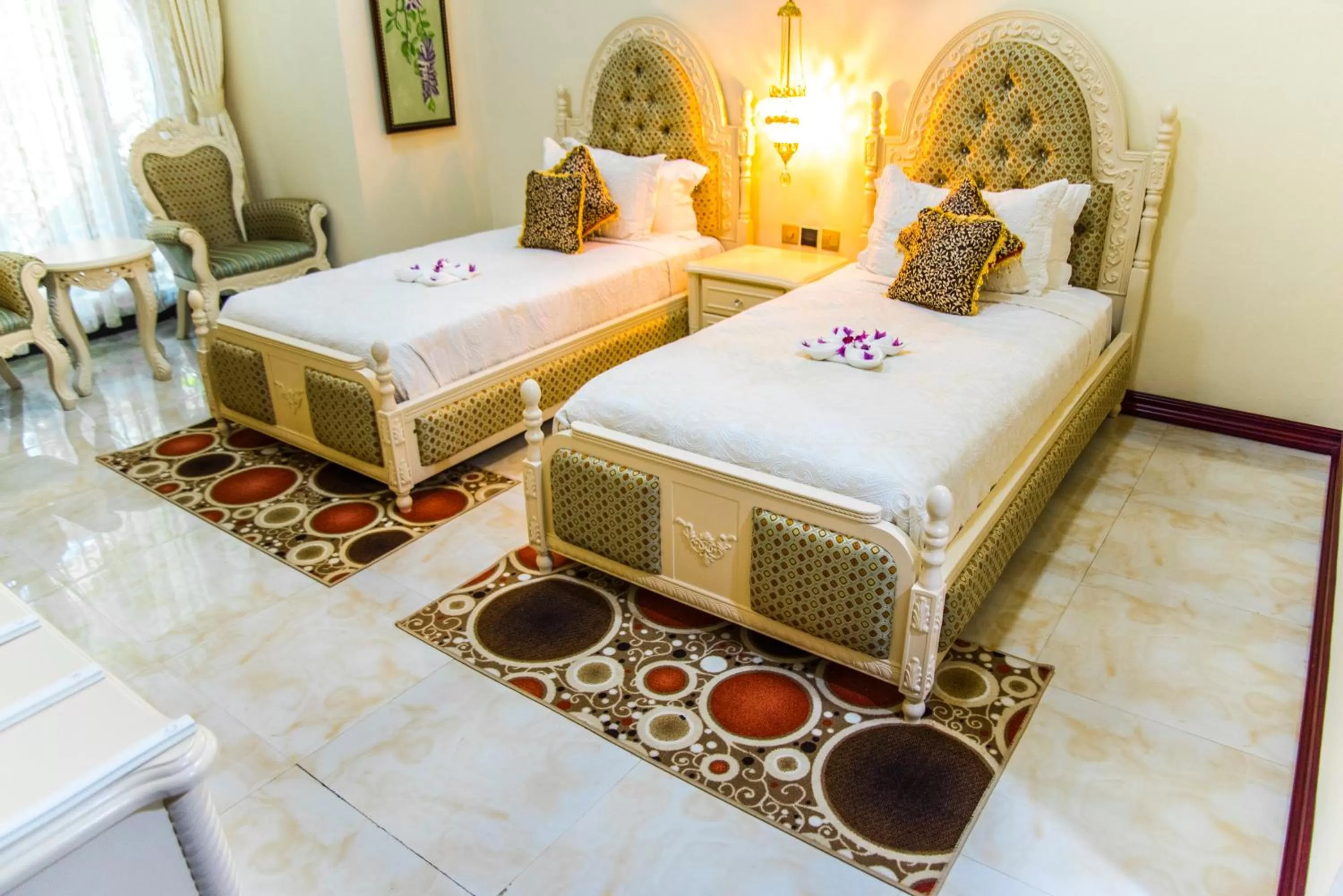 Bed in Madinat Al Bahr Business & Spa Hotel