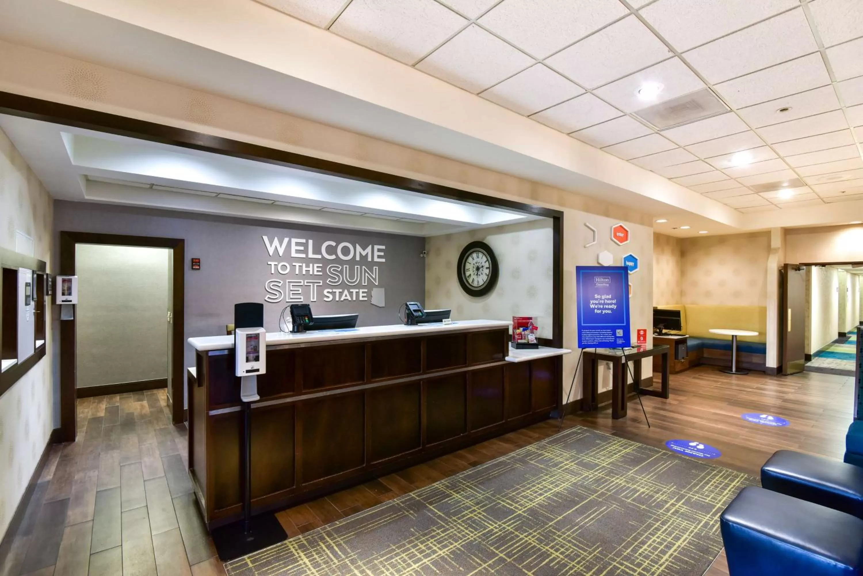 Lobby or reception in Hampton Inn Tucson-Airport