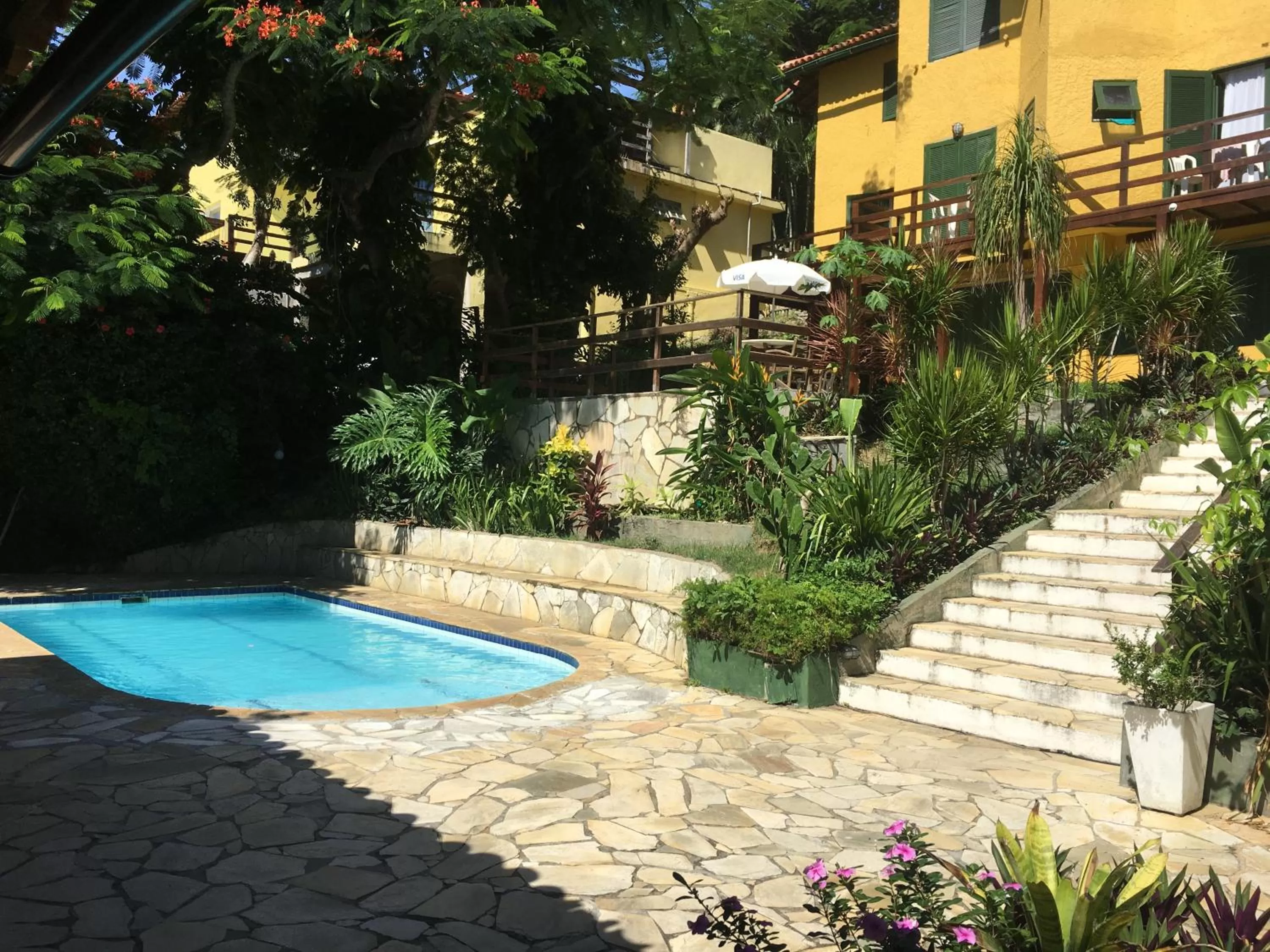 Swimming pool in Pousada Saint Germain