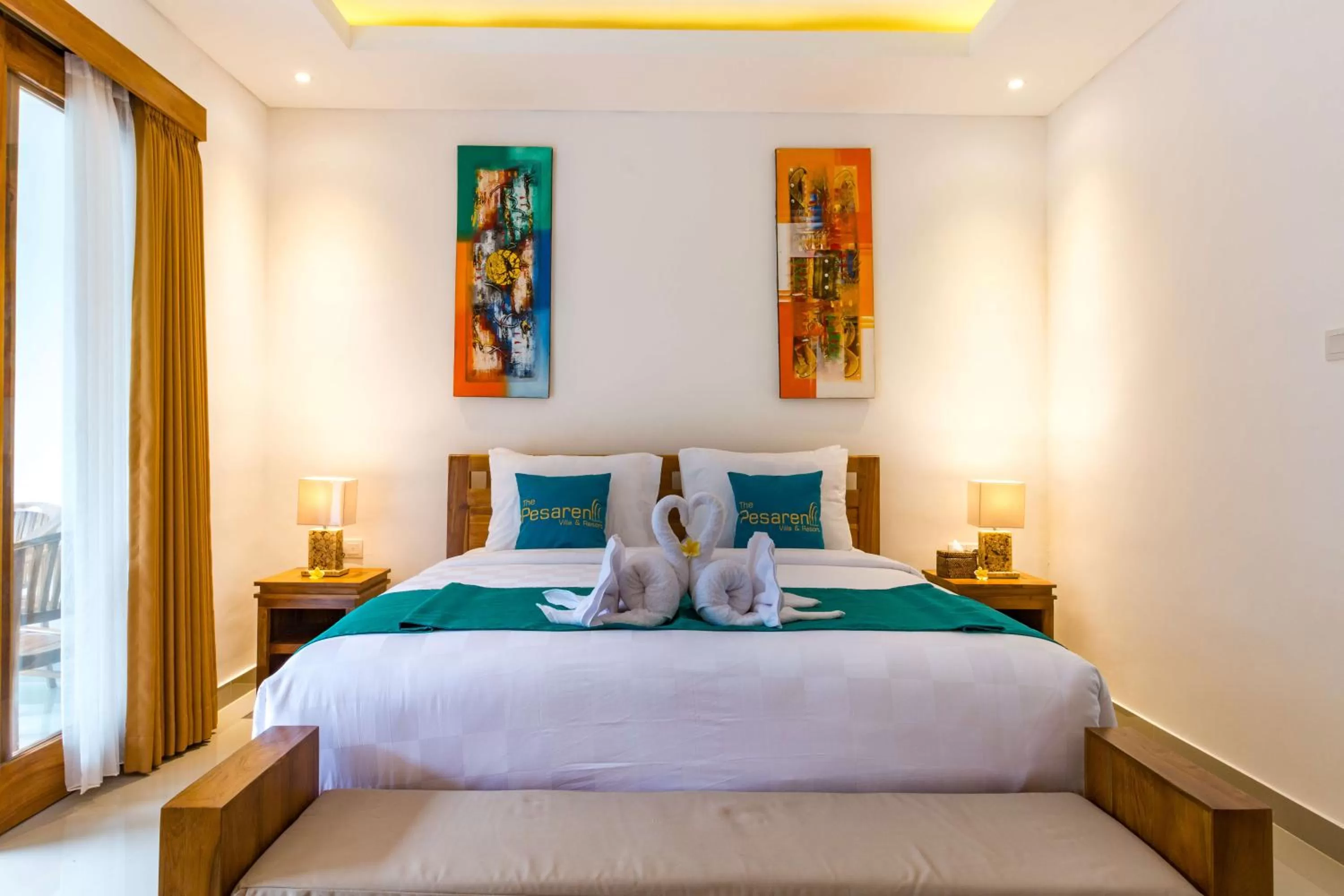 Bed in The Pesaren Ubud