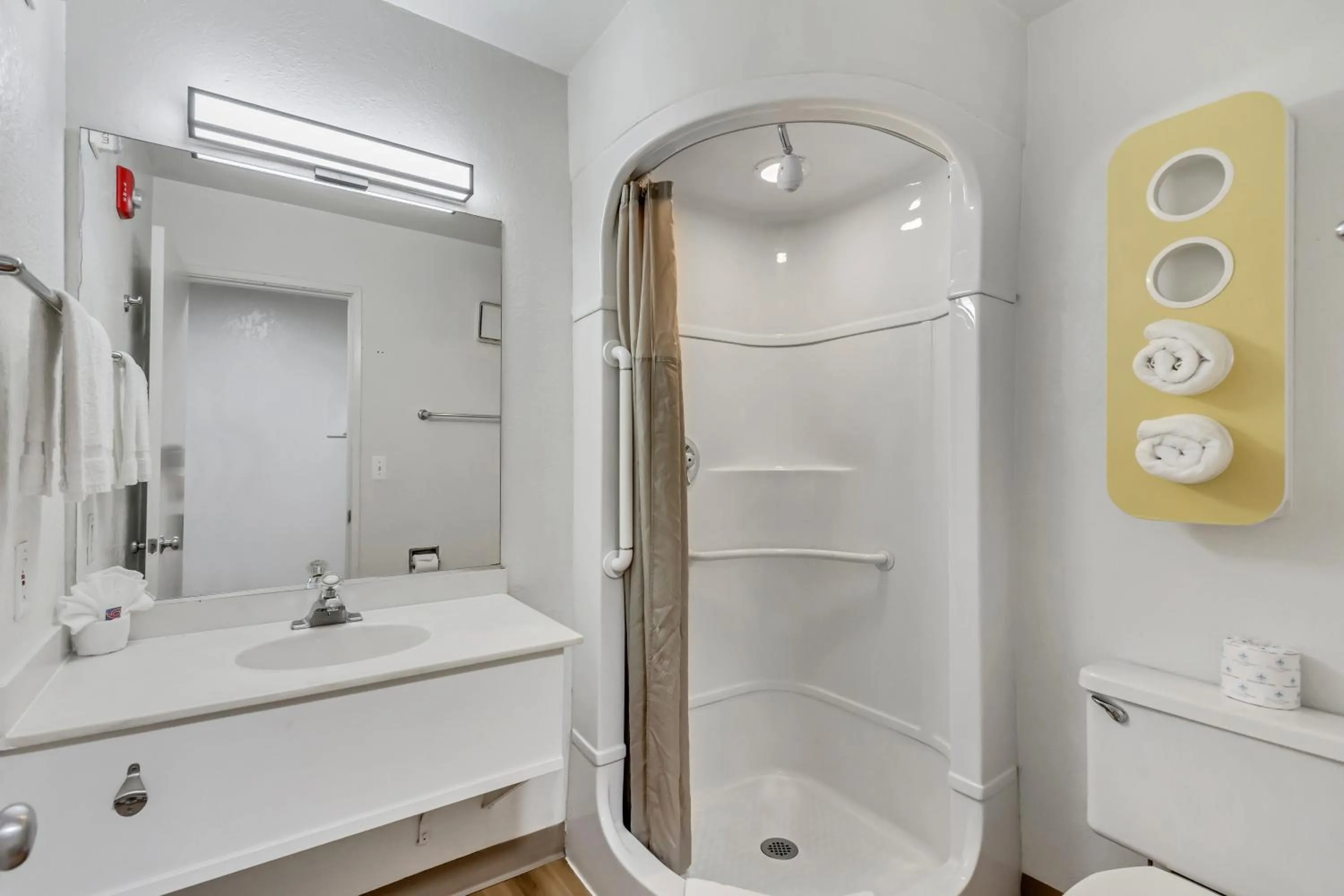 Shower in Motel 6 Ogden, UT- Downtown