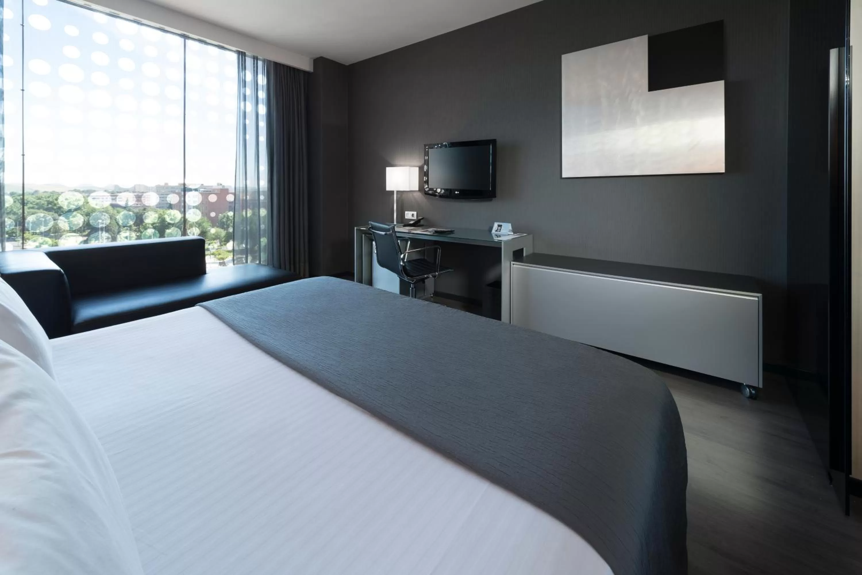 Bed in Eurostars Palace