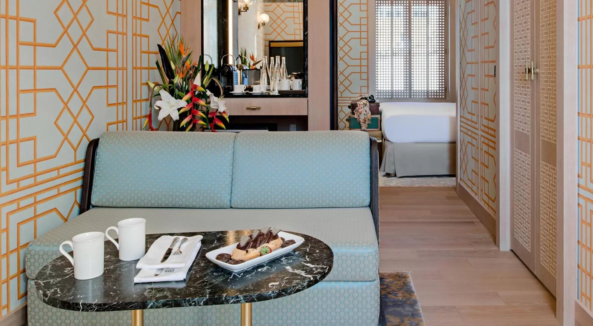 Living room in The Galata Hotel Istanbul - MGallery Collection