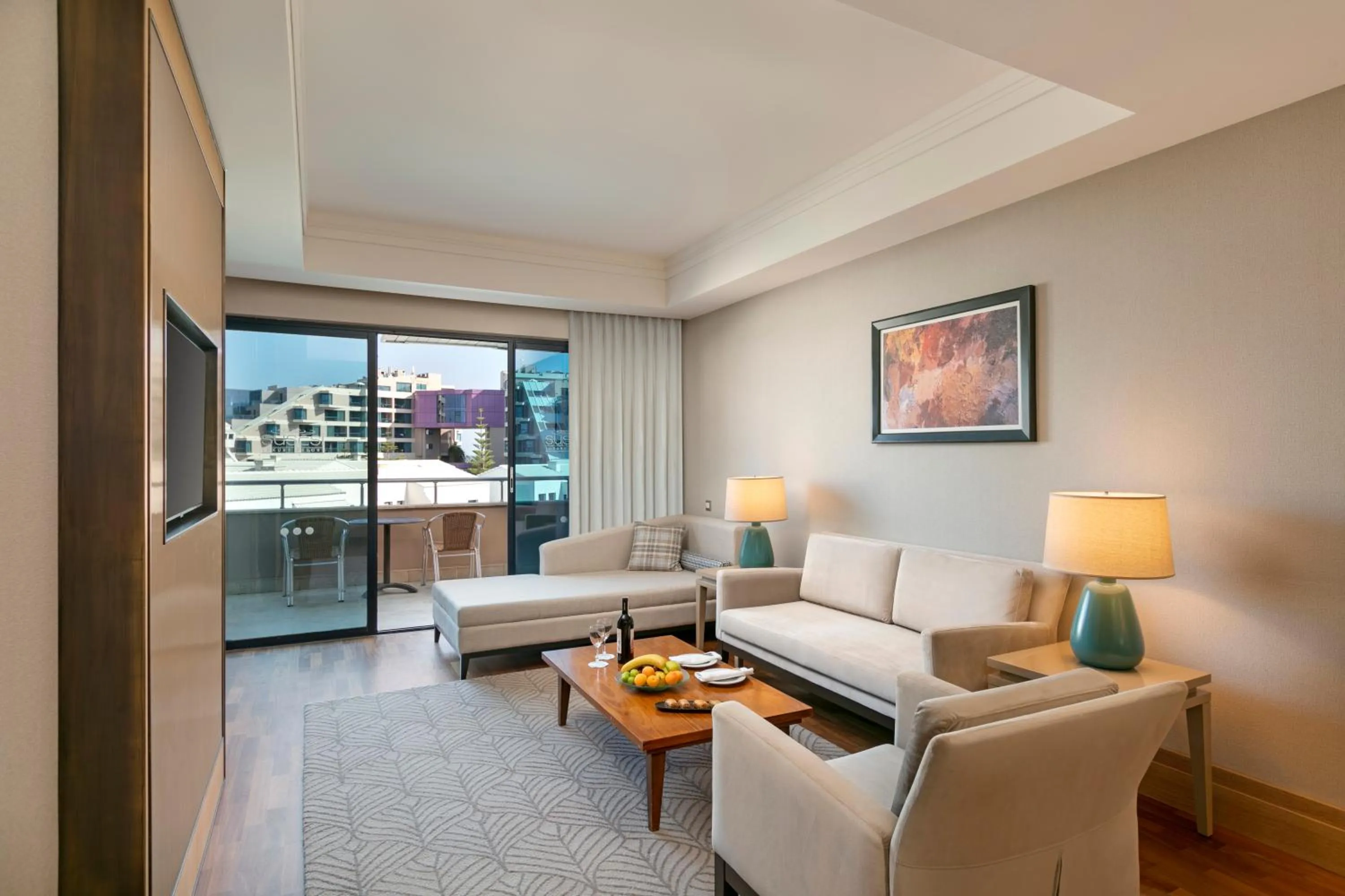 Living room in Susesi Luxury Resort