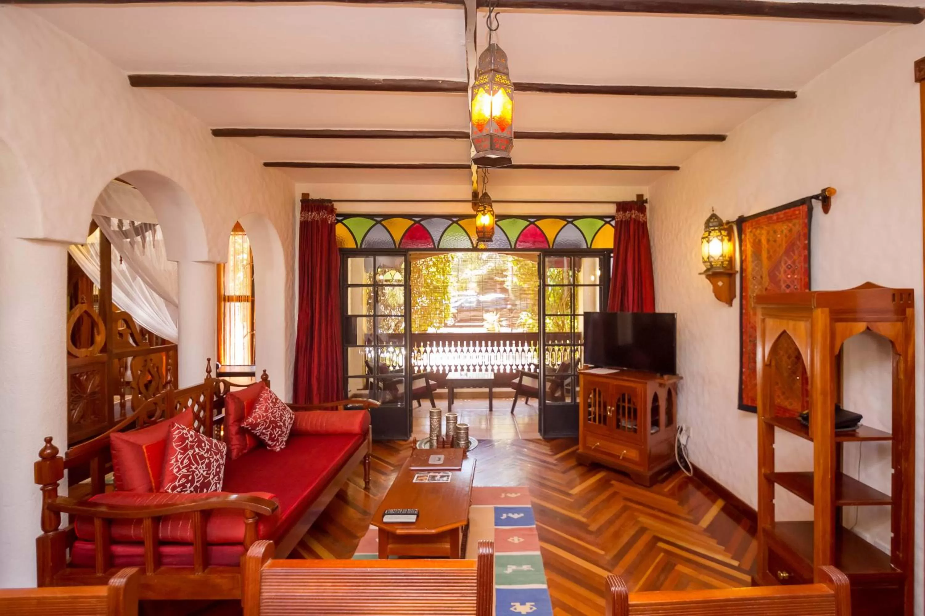 Seating area in The King Post