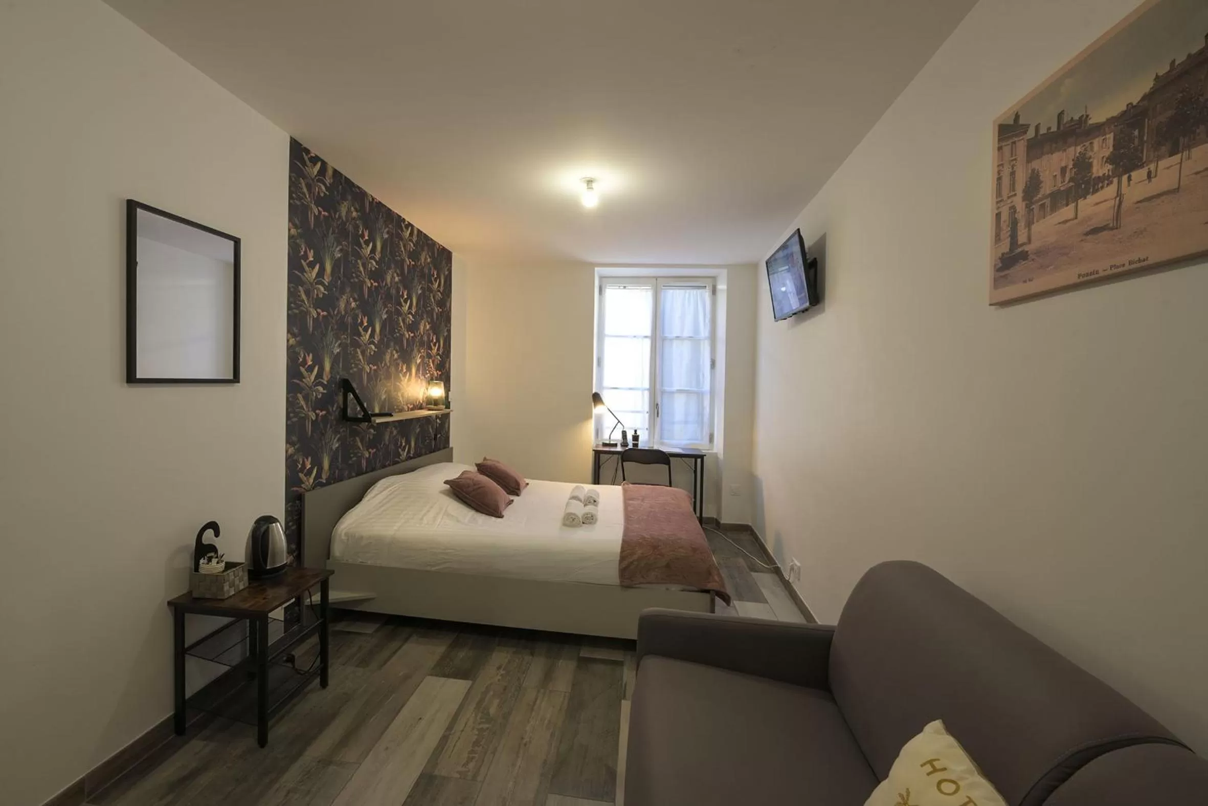 Bed in Hotel De La Croisée