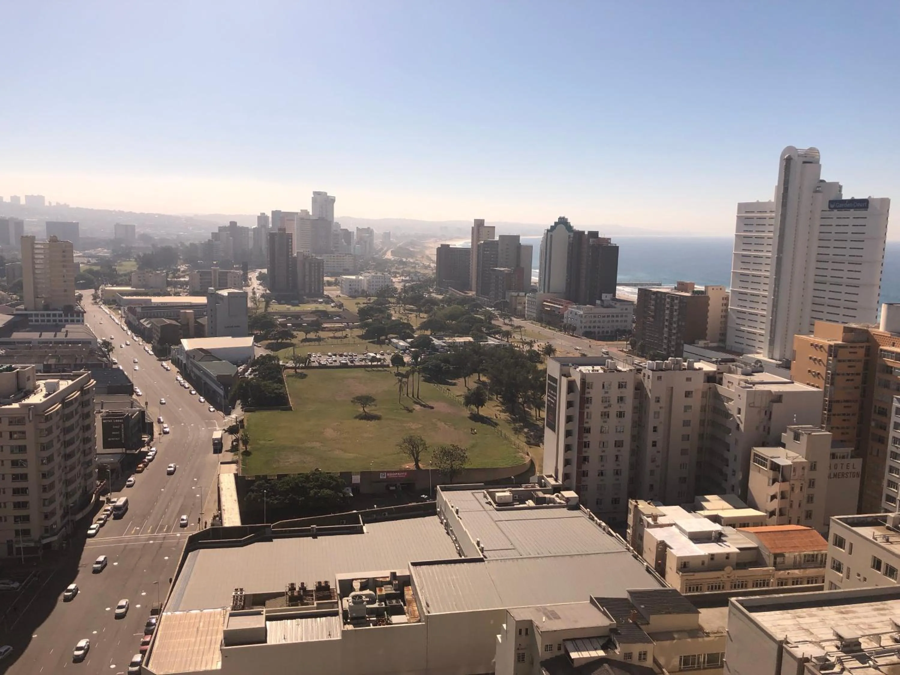 City view in Coastlands Durban Self Catering Holiday Apartments