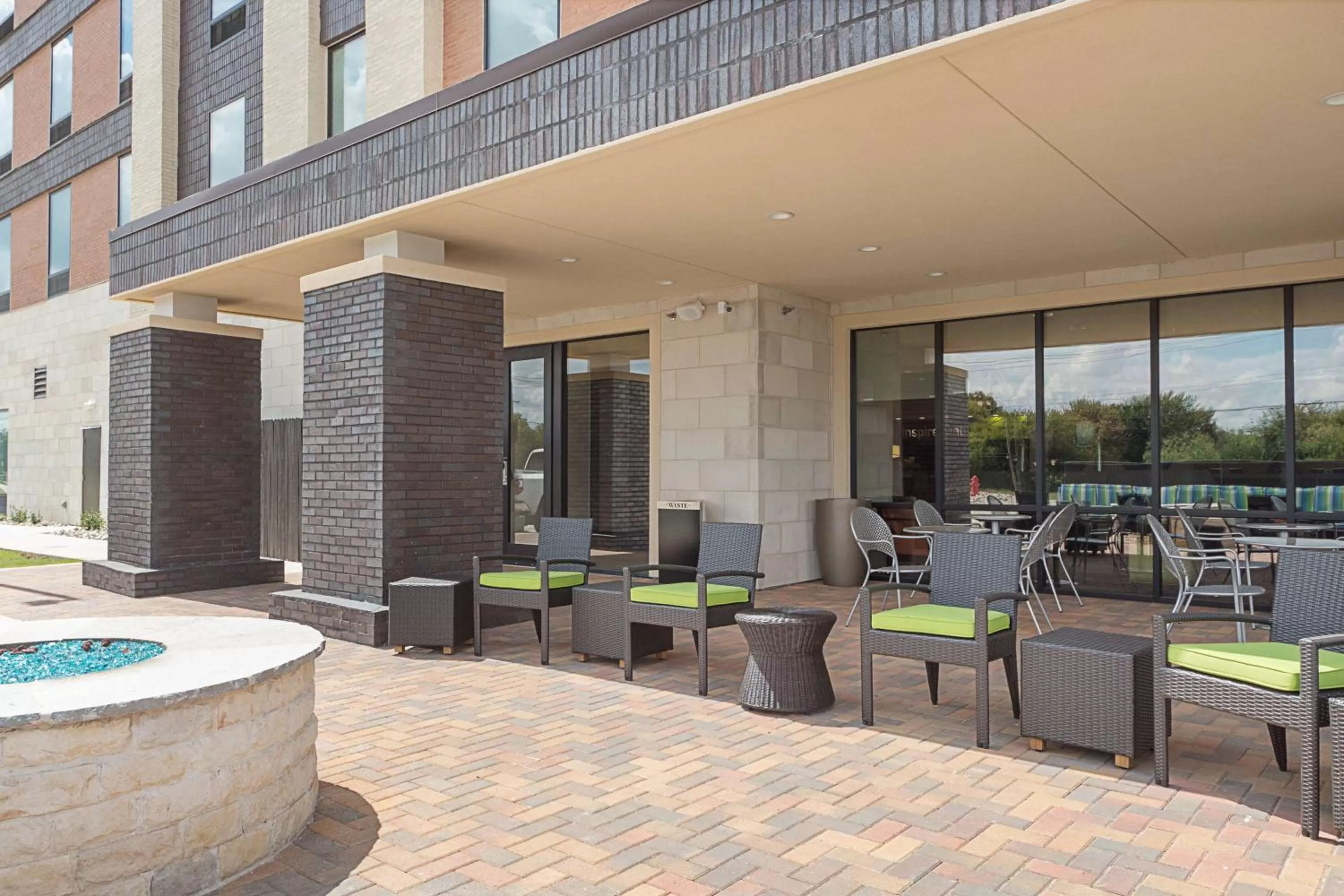 Patio in Home2 Suites By Hilton Dallas Grand Prairie