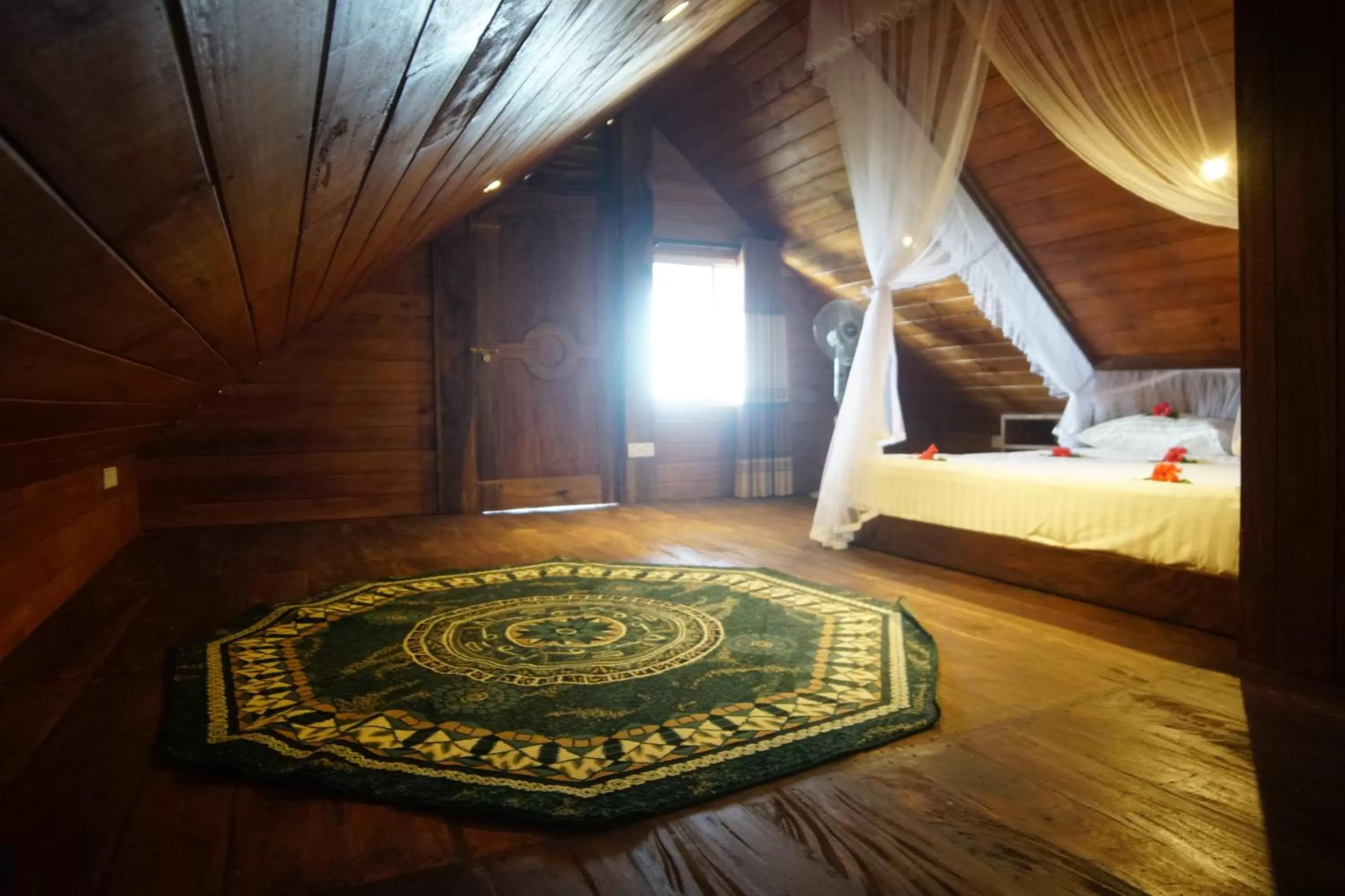 Bed in Turtle Bay Beach Resort