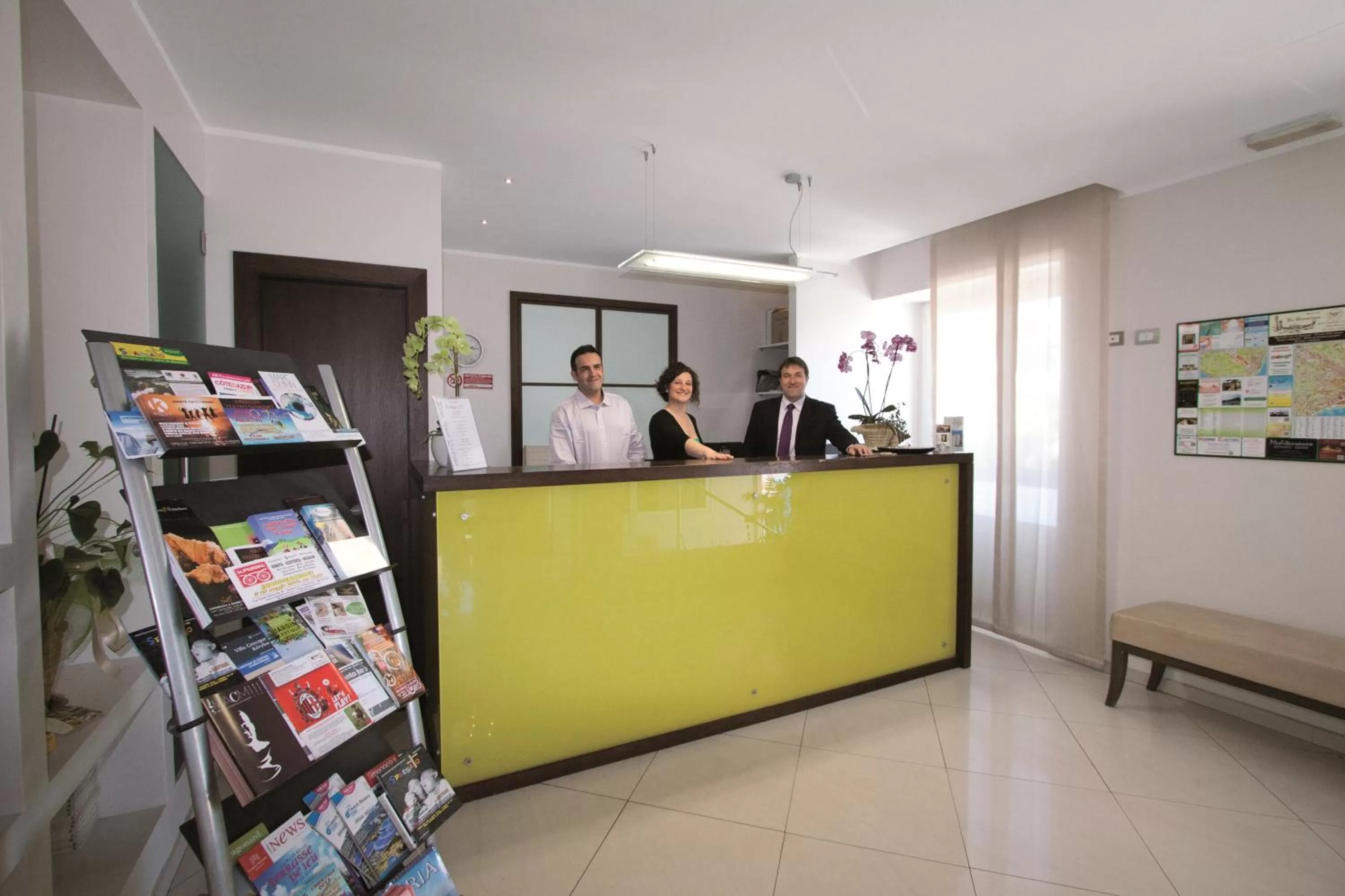 Lobby or reception in Hotel Marinella