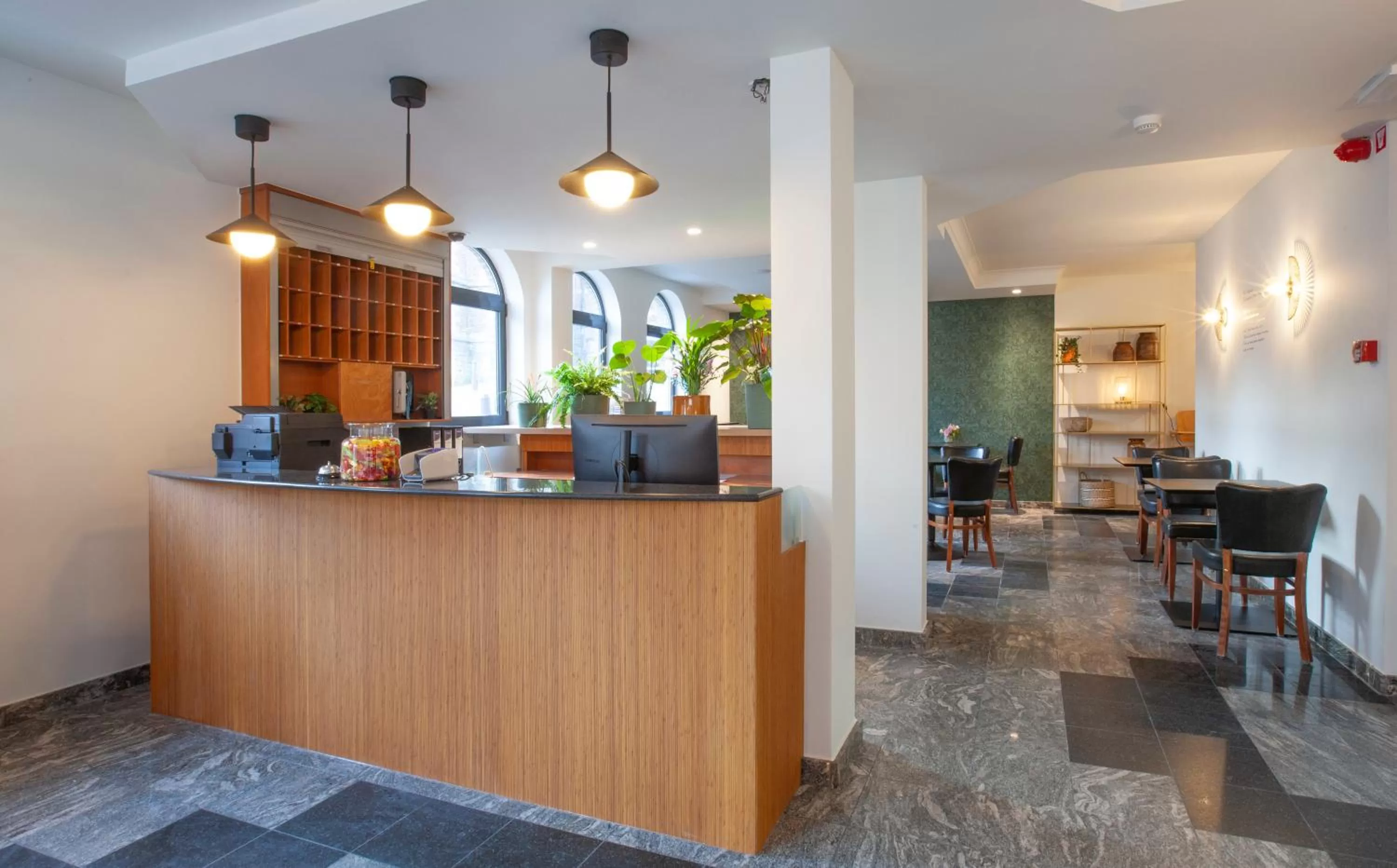 Lobby or reception in Hotel The Shepherd