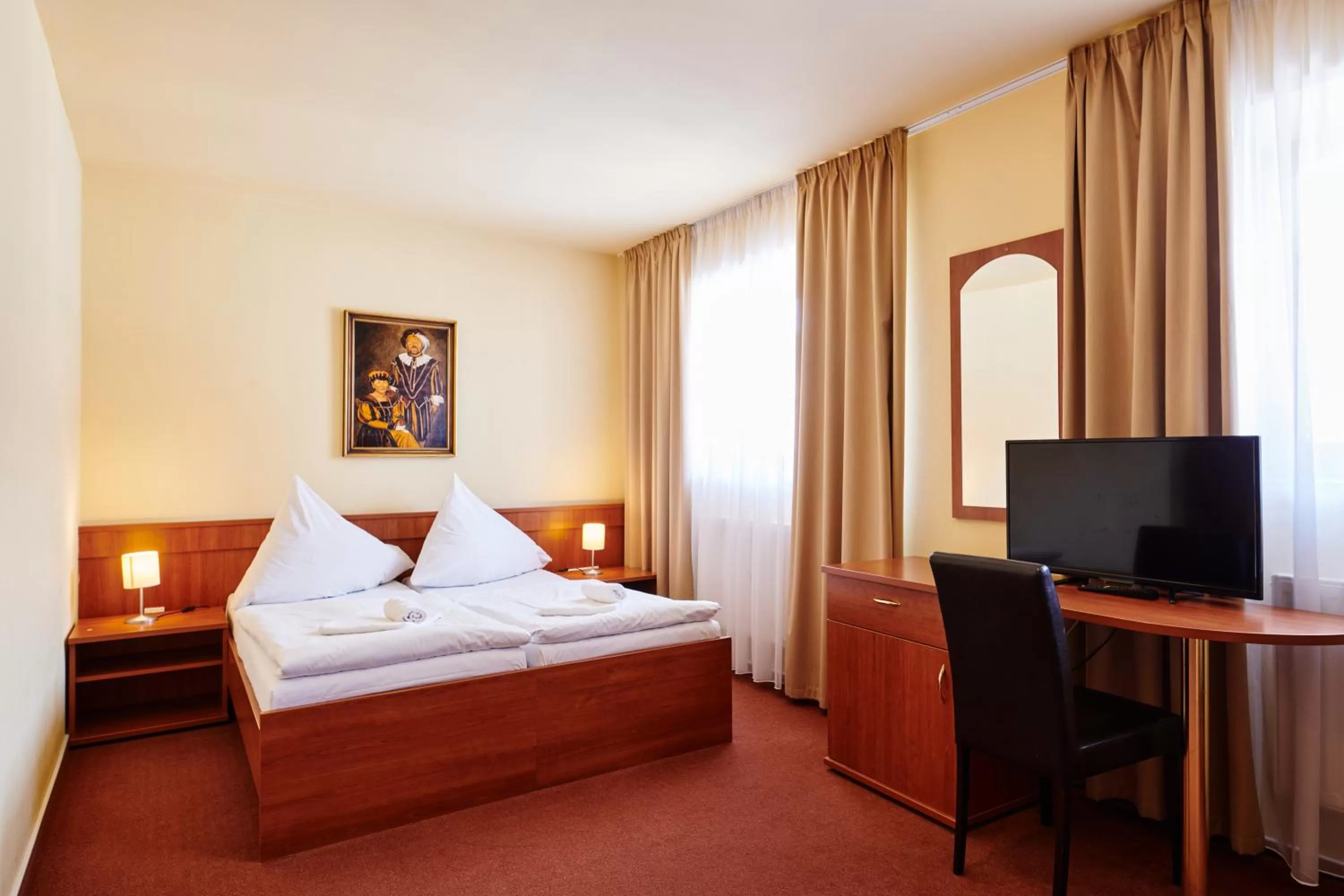 Bed in Hotel Zlatá Hvězda