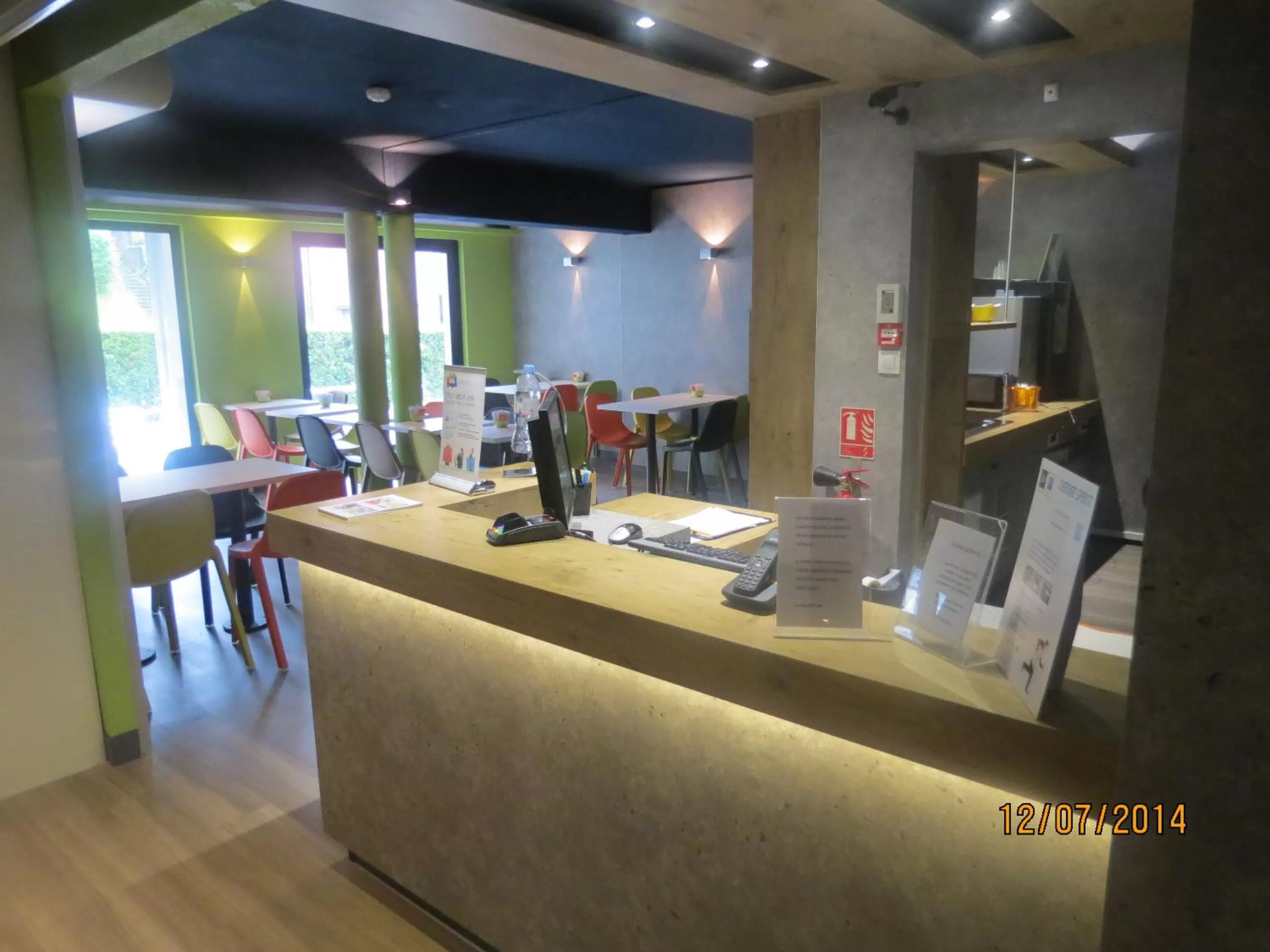 Lobby or reception in ibis budget Remiremont