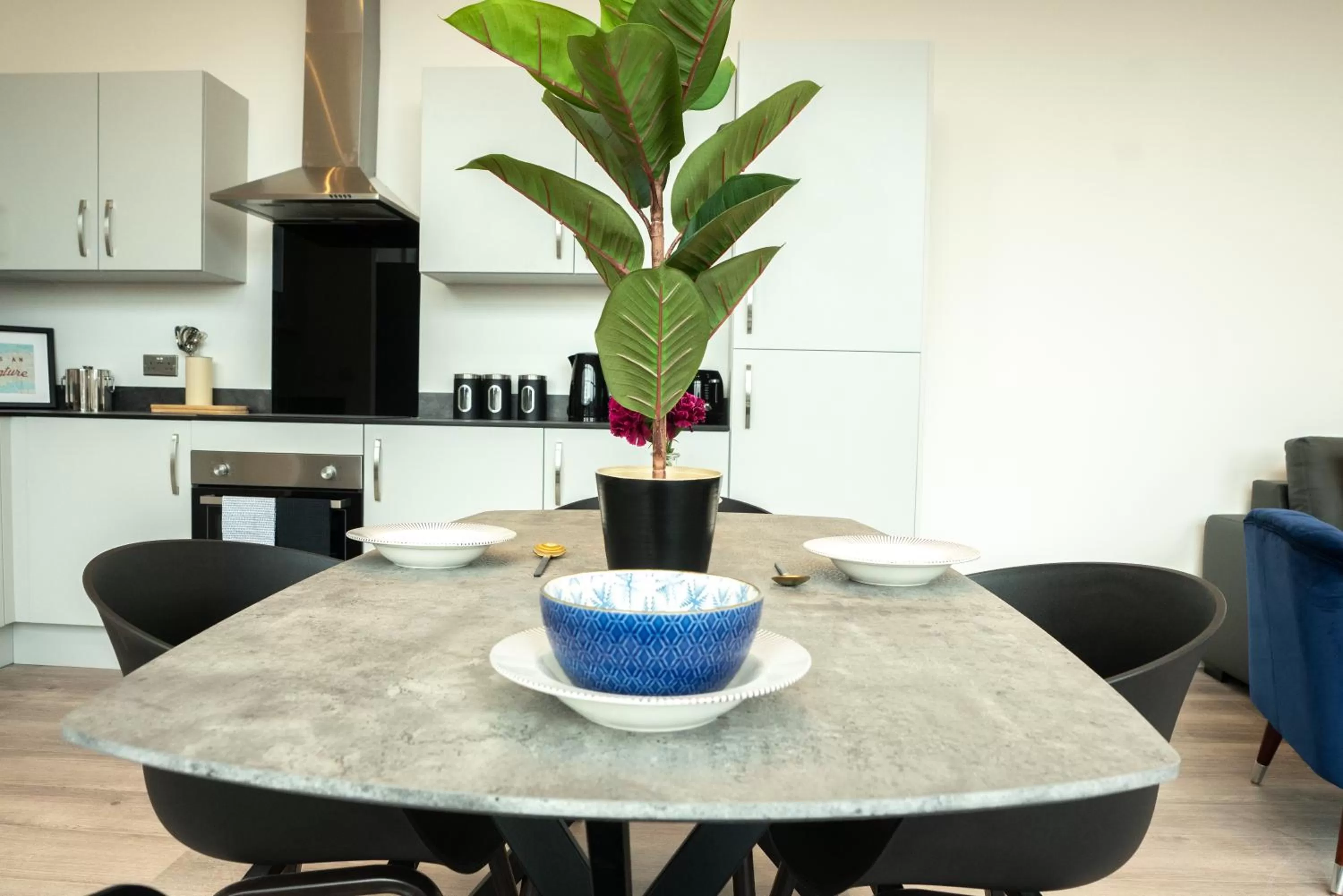 Dining Area in Dream Apartments Dale Street Liverpool