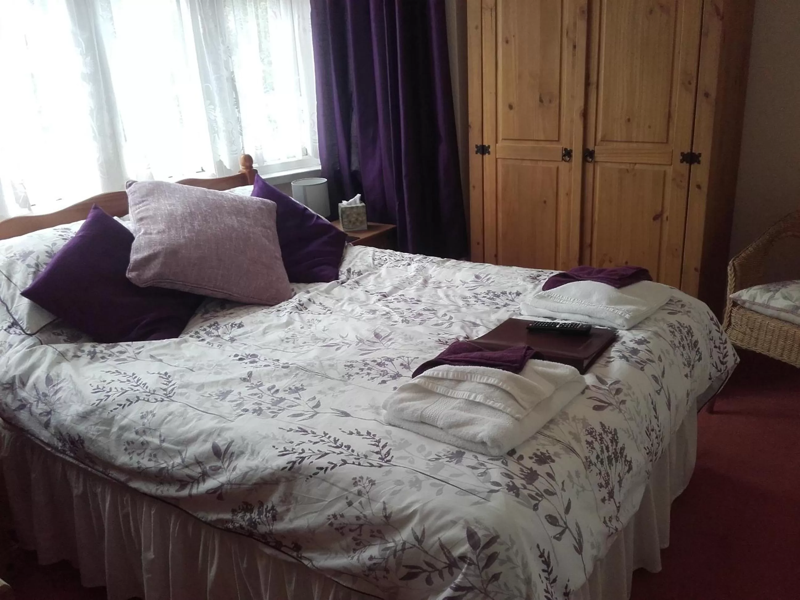 Bed in Clumber House Hotel