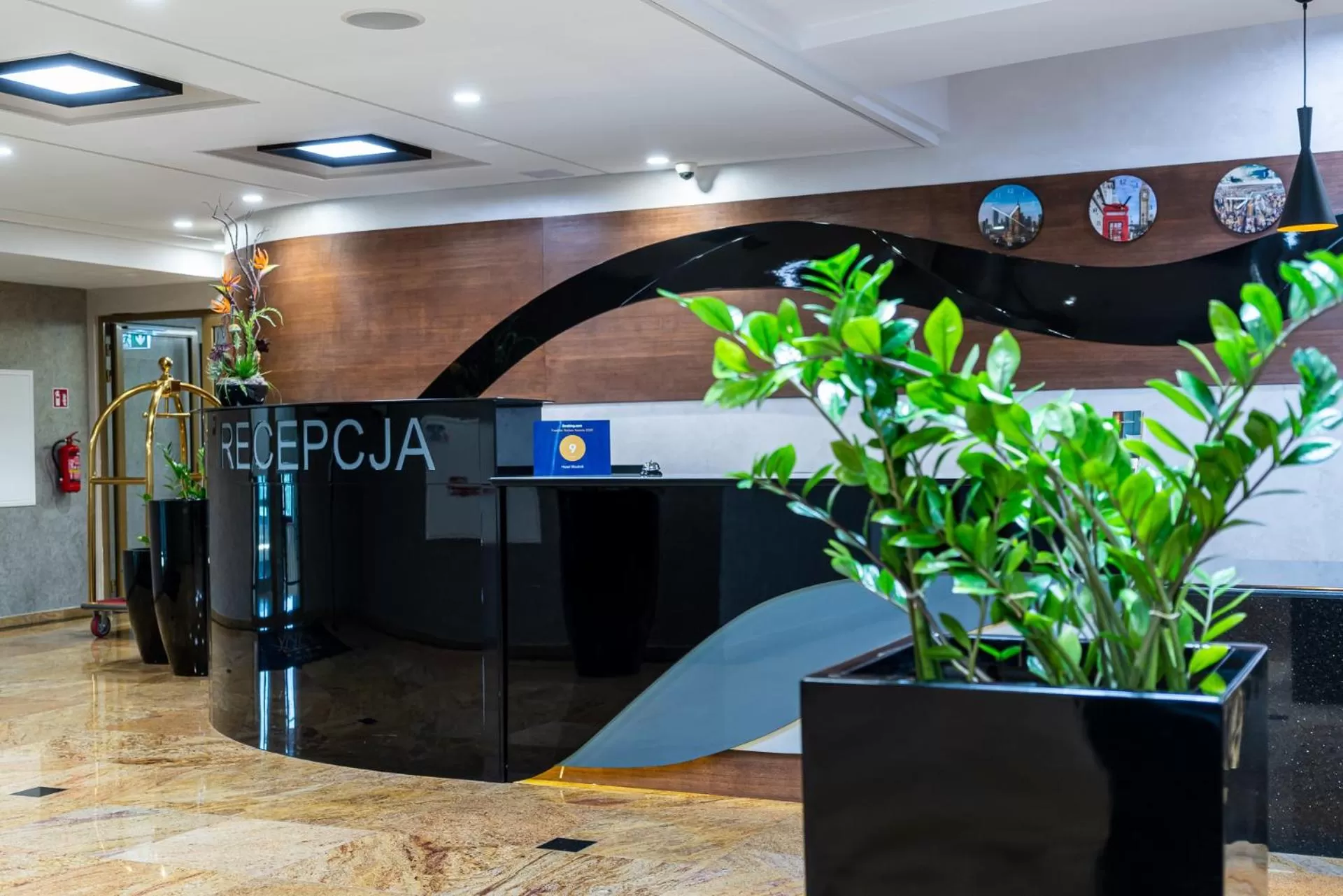 Lobby or reception in Hotel Wodnik