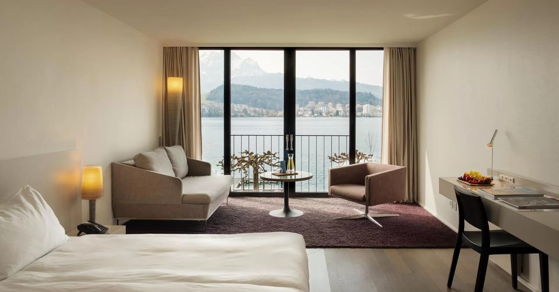 Lake View Superior in HERMITAGE Lake Lucerne - Beach Club & Lifestyle Hotel