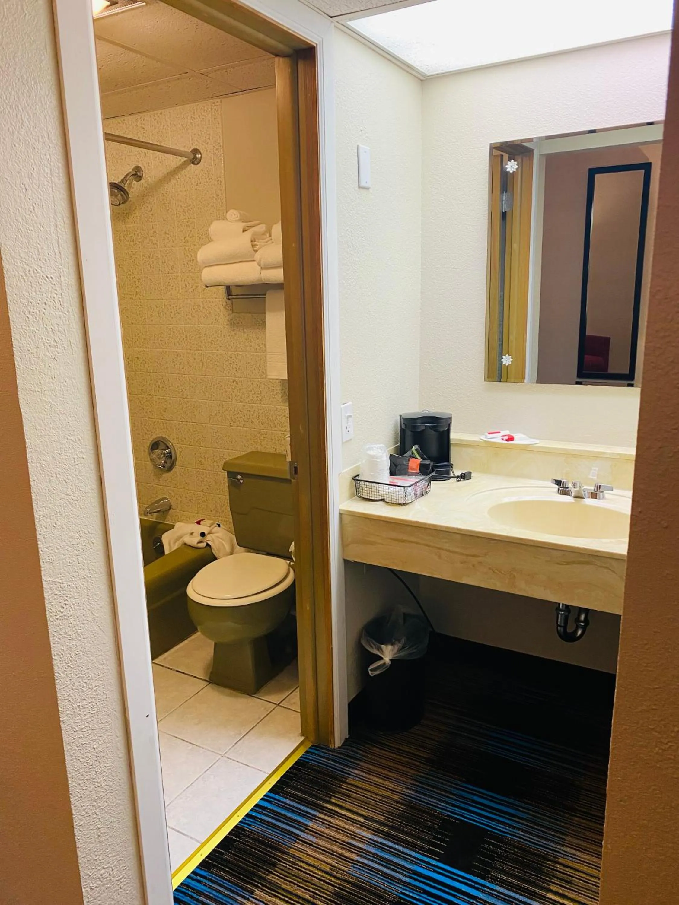 Shower in Days Inn & Suites by Wyndham St. Ignace Lakefront