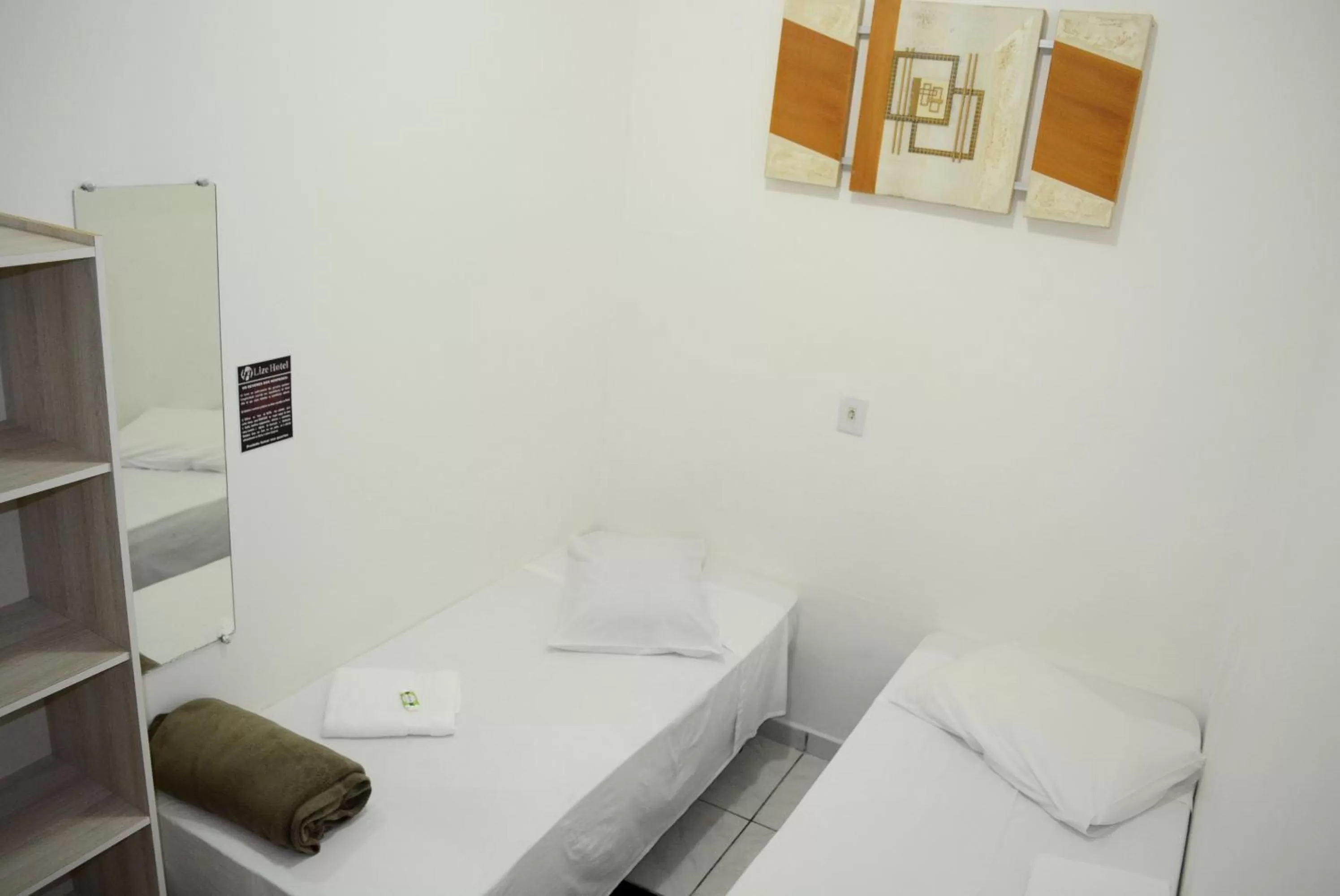 Bed in Lize Hotel Rodoviária