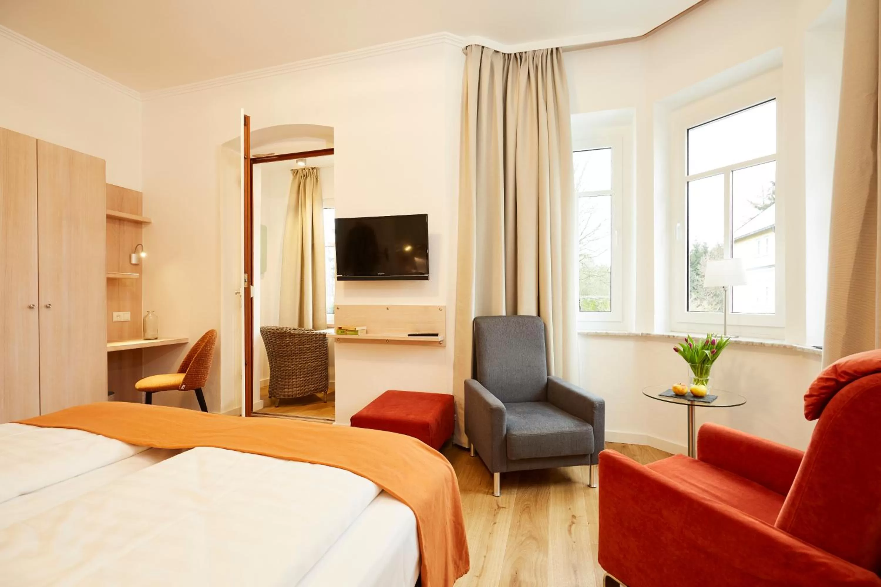 Bedroom, Bed in Villa Siegfried