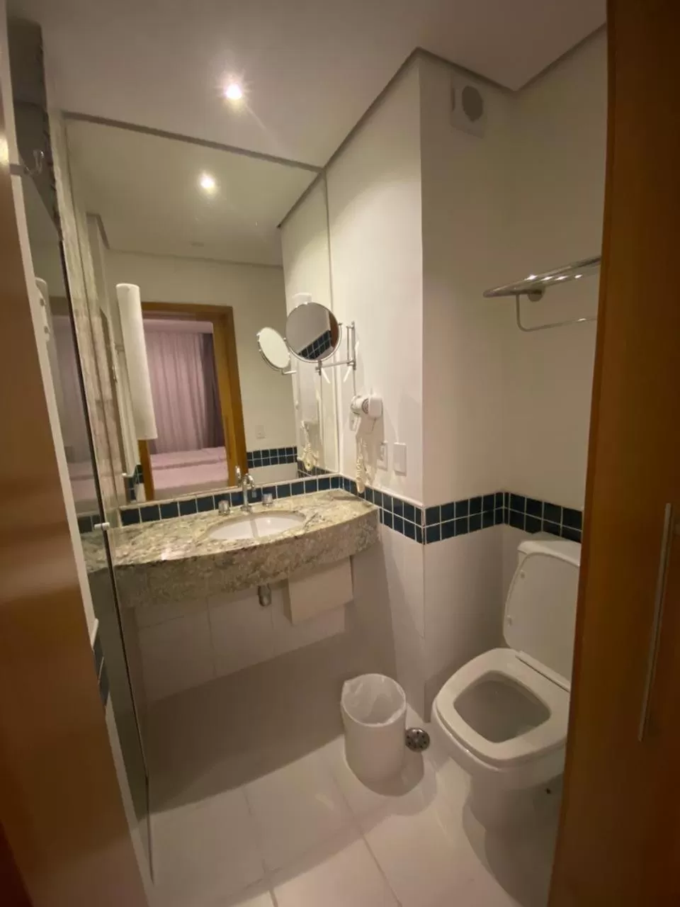 Bathroom in Flat lindo duplo lado Park Ibirapuera e Av Paulista com smart tv 106