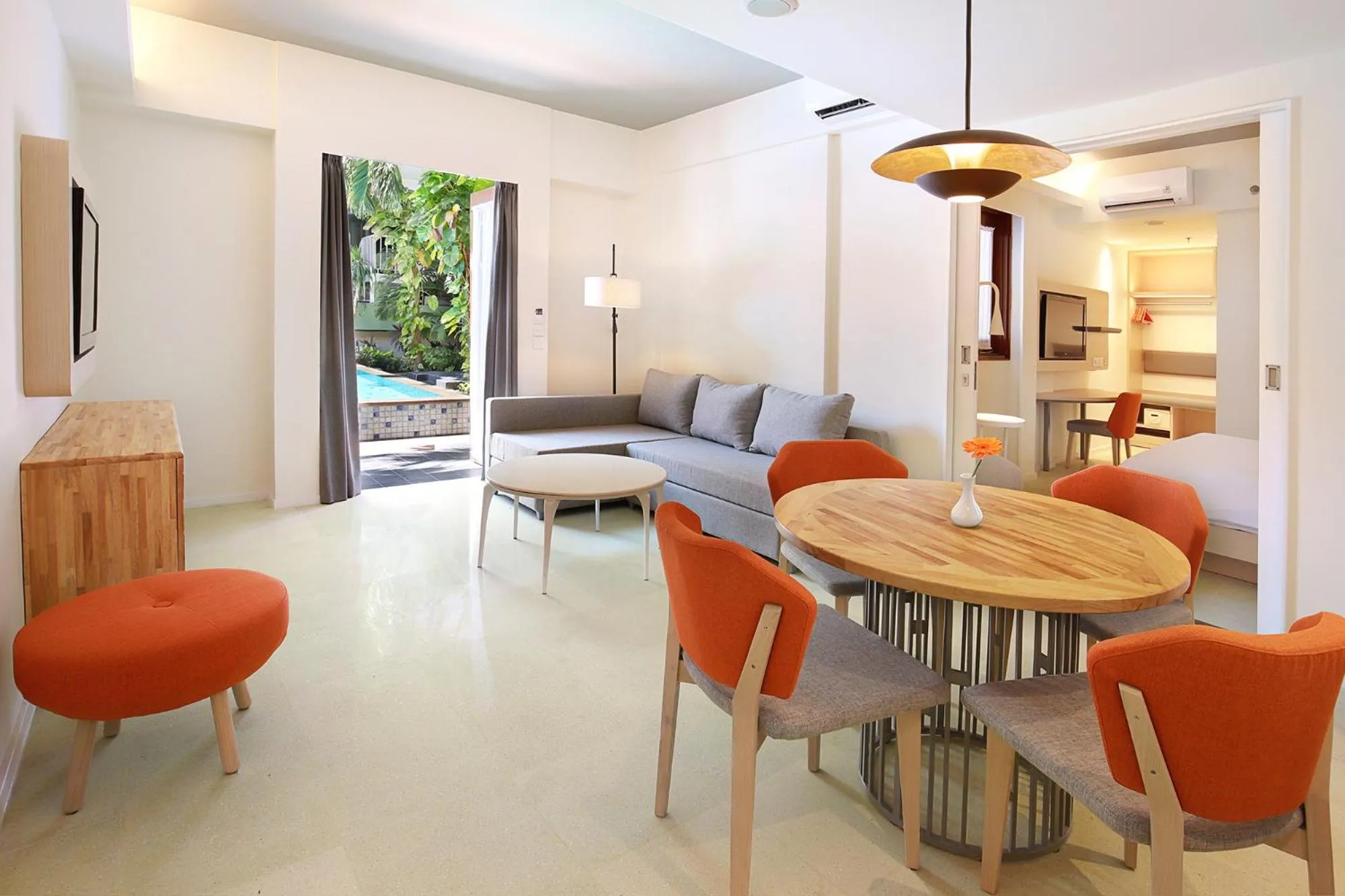 Living room in HARRIS Hotel Kuta Tuban Bali