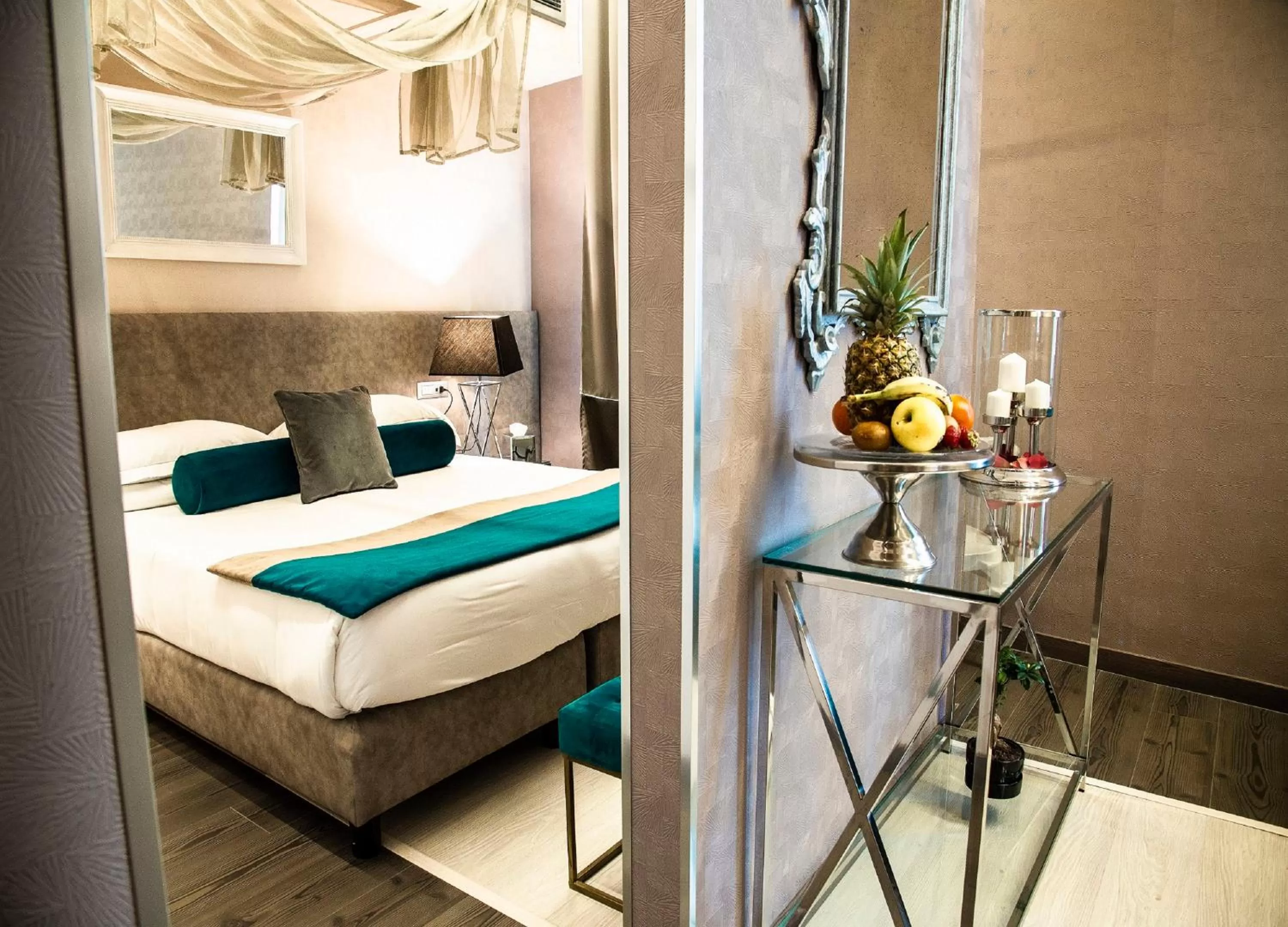 Bed in Dharma Style Hotel & Spa