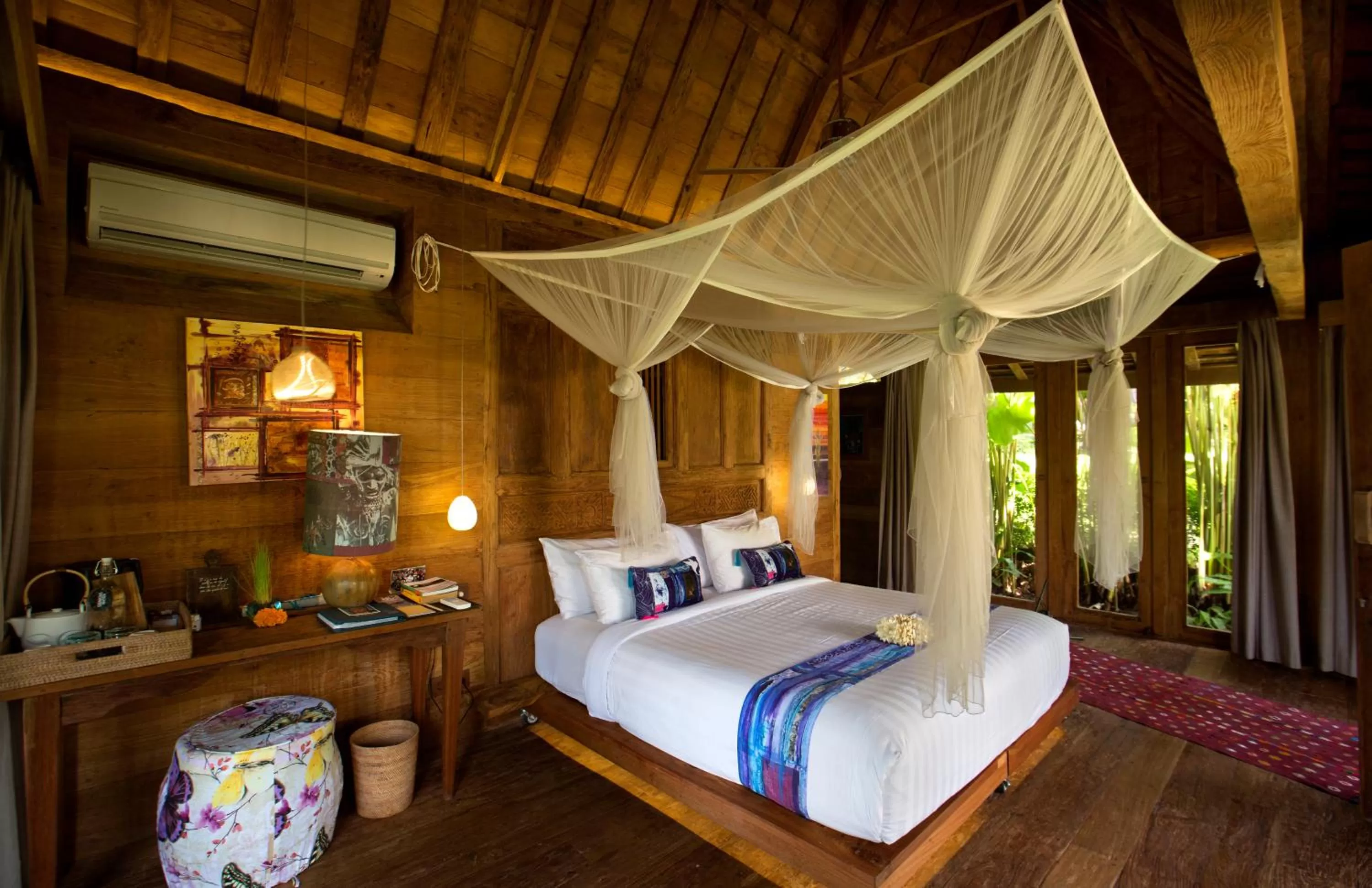 Bed in Blue Karma Dijiwa Ubud
