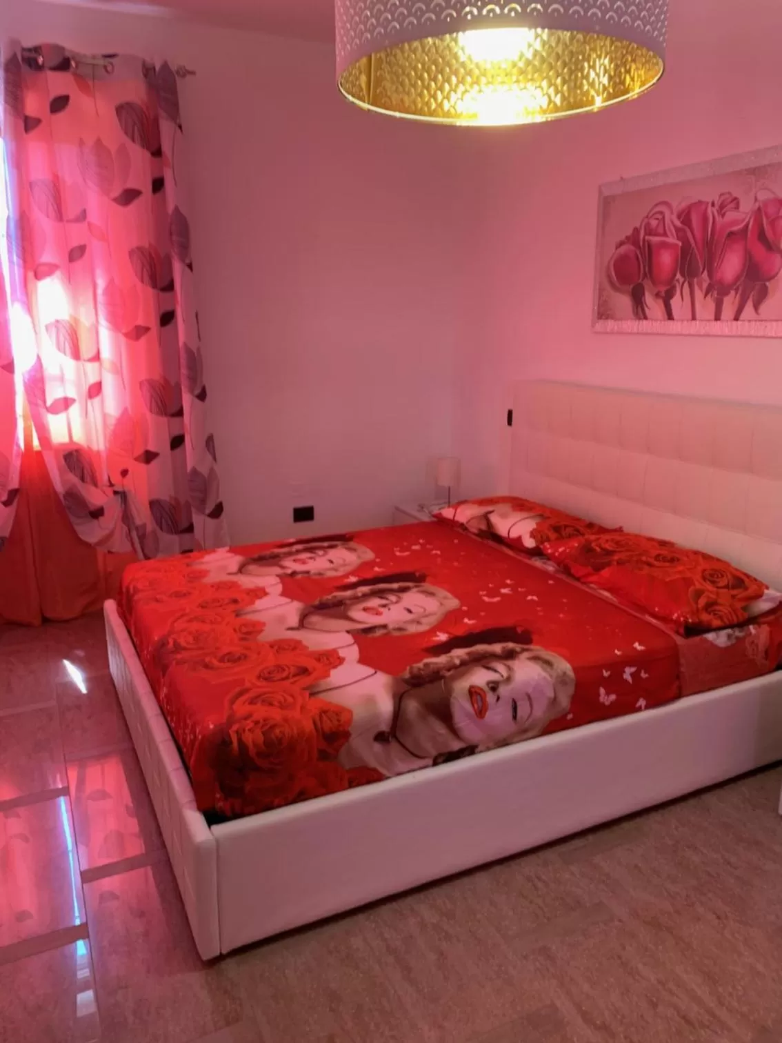 Bed in B & B Villa Fiorella