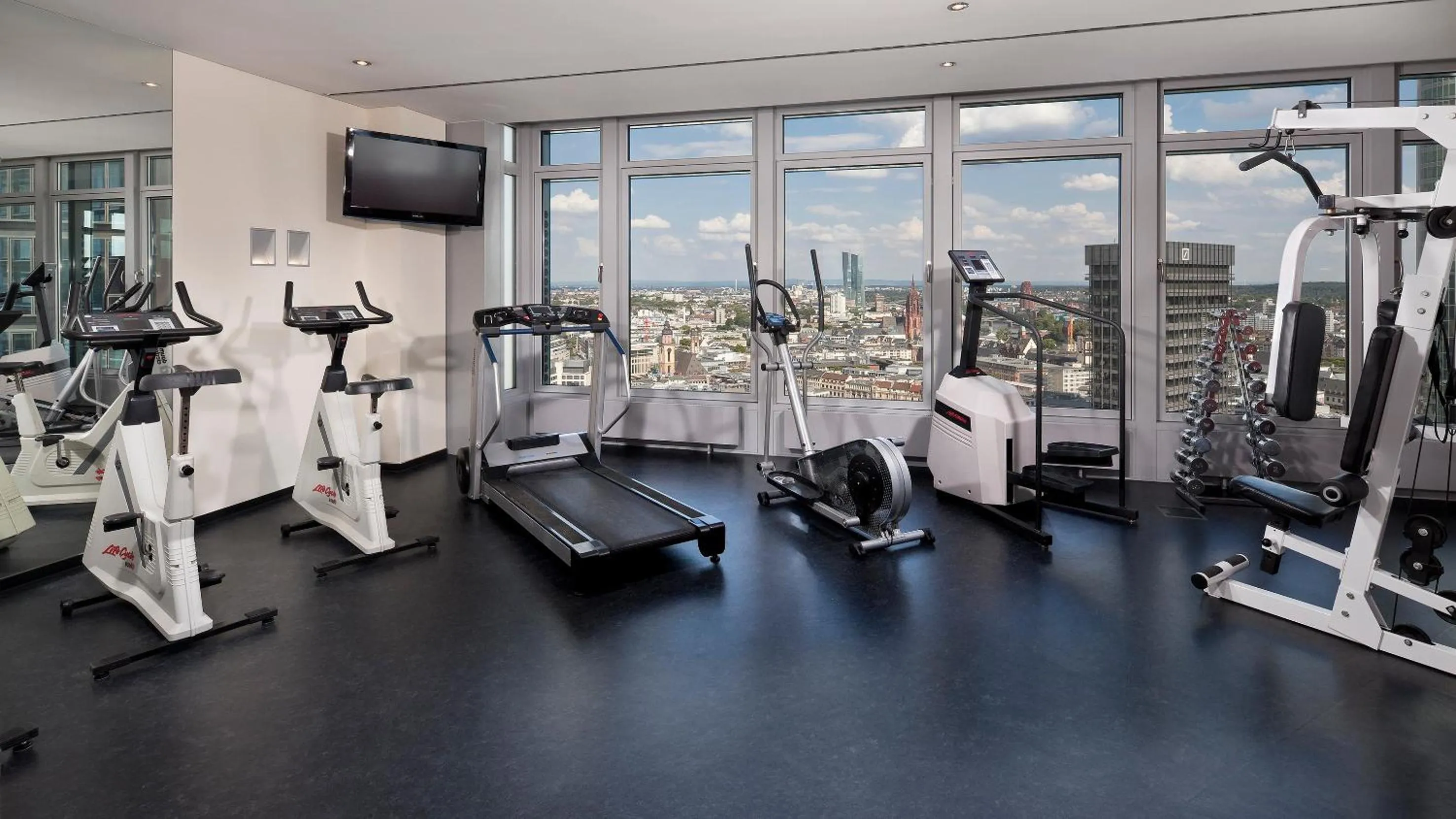 Fitness centre/facilities in INNSiDE by Meliá Frankfurt Eurotheum