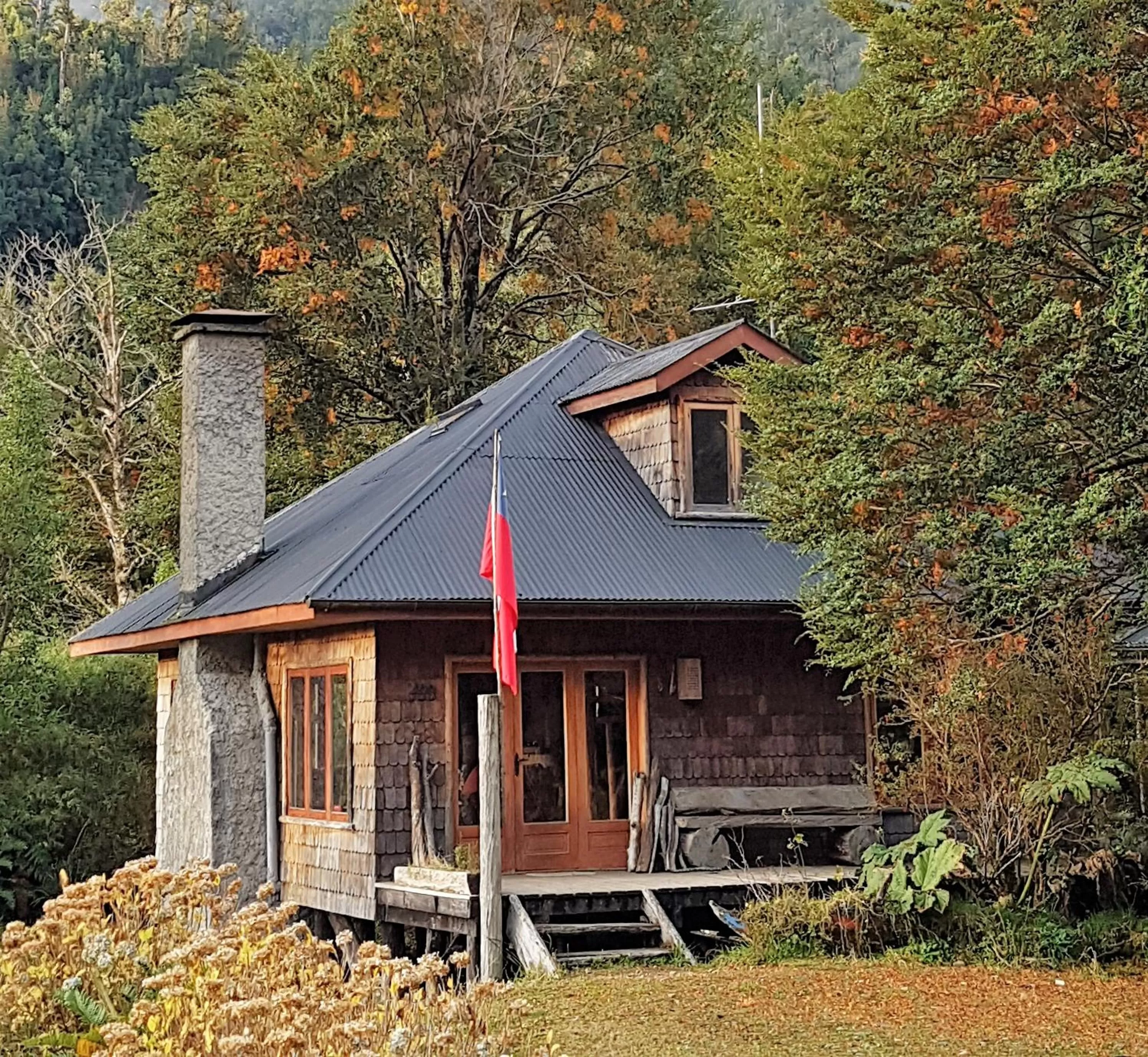 Facade/entrance, Patio/Outdoor Area in Posada Queulat
