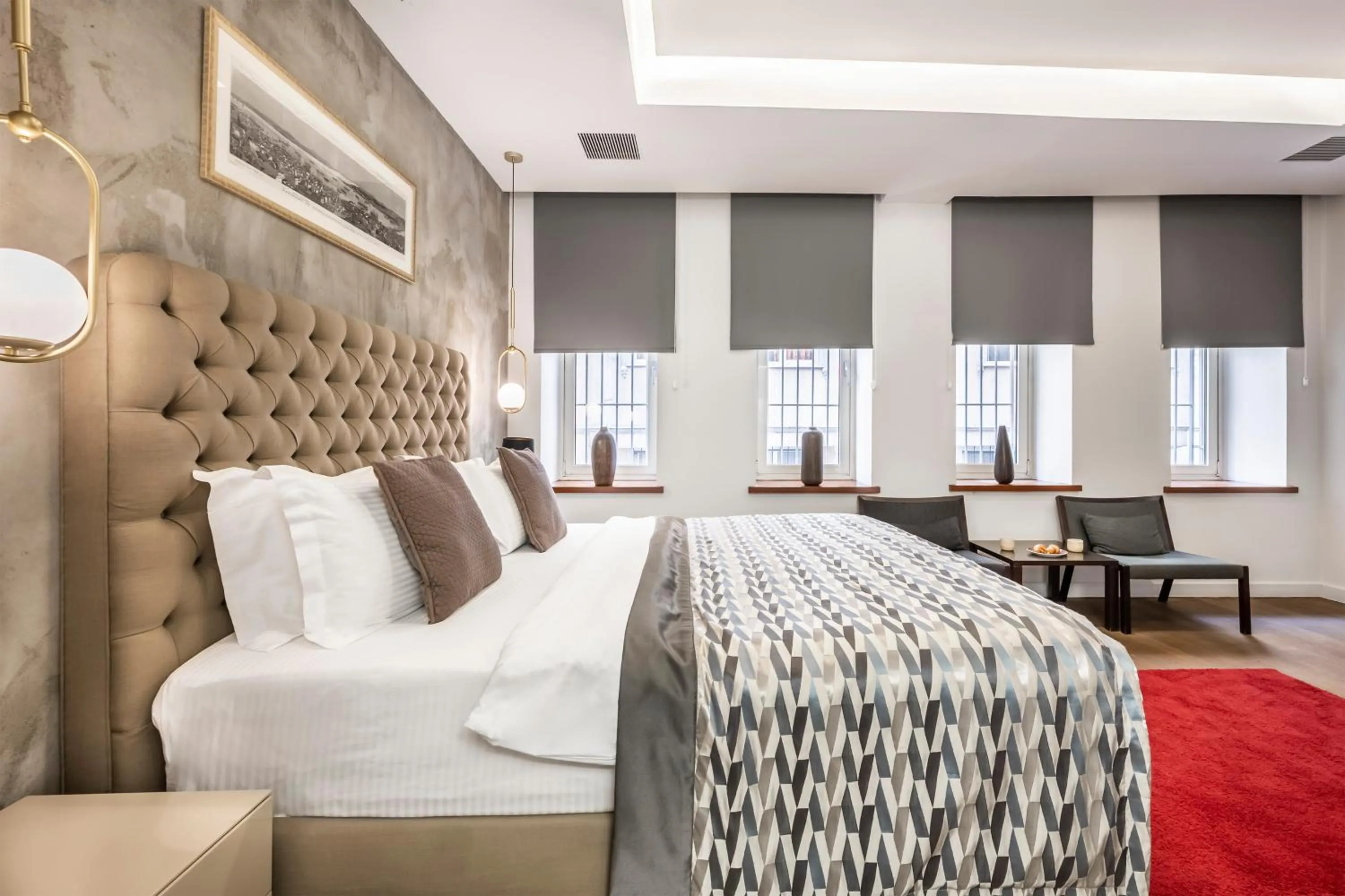 Decorative detail, Bed in Ansen Hotel and Suites